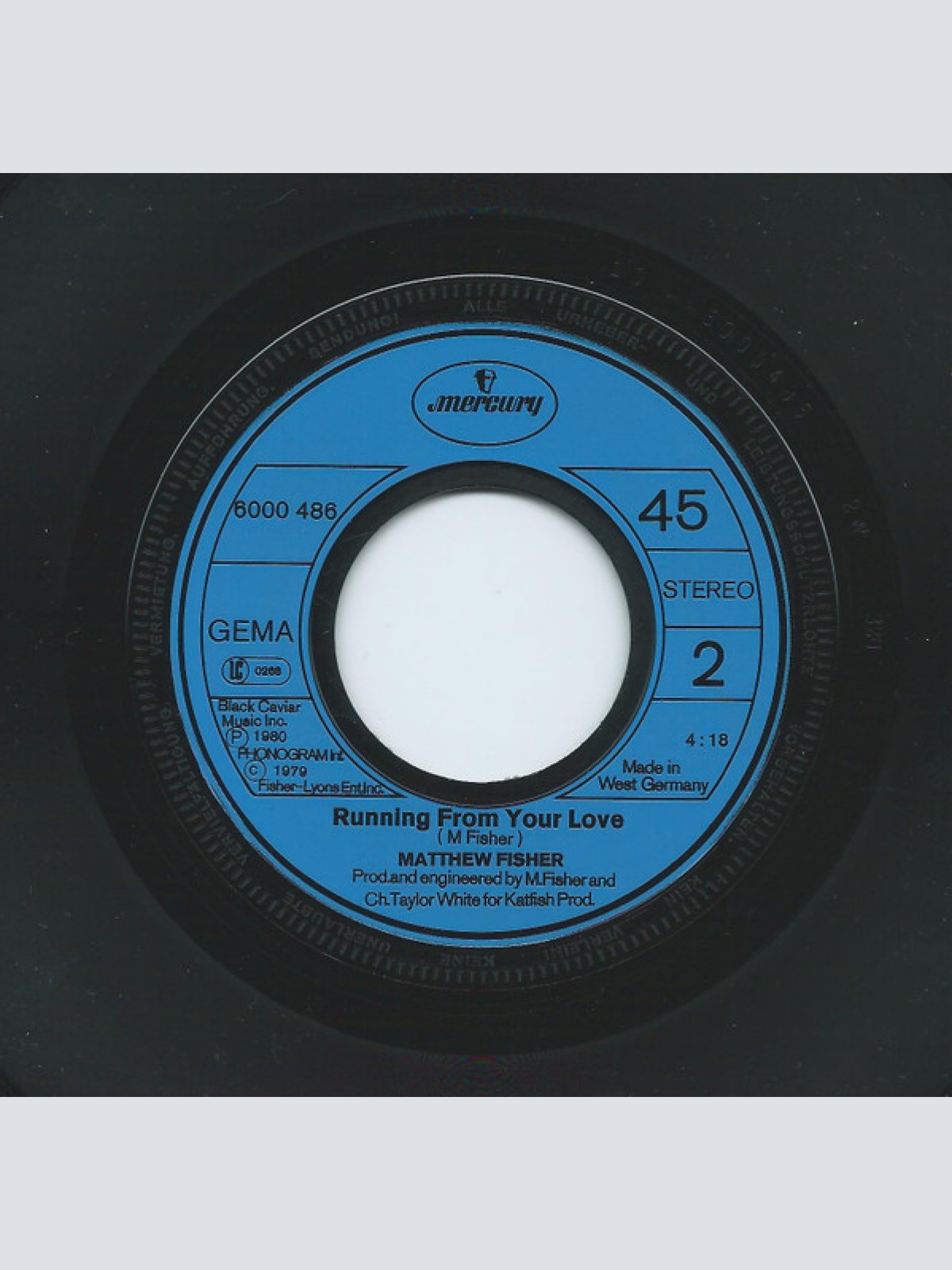 Vinyl / Matthew Fisher - Give It A Try