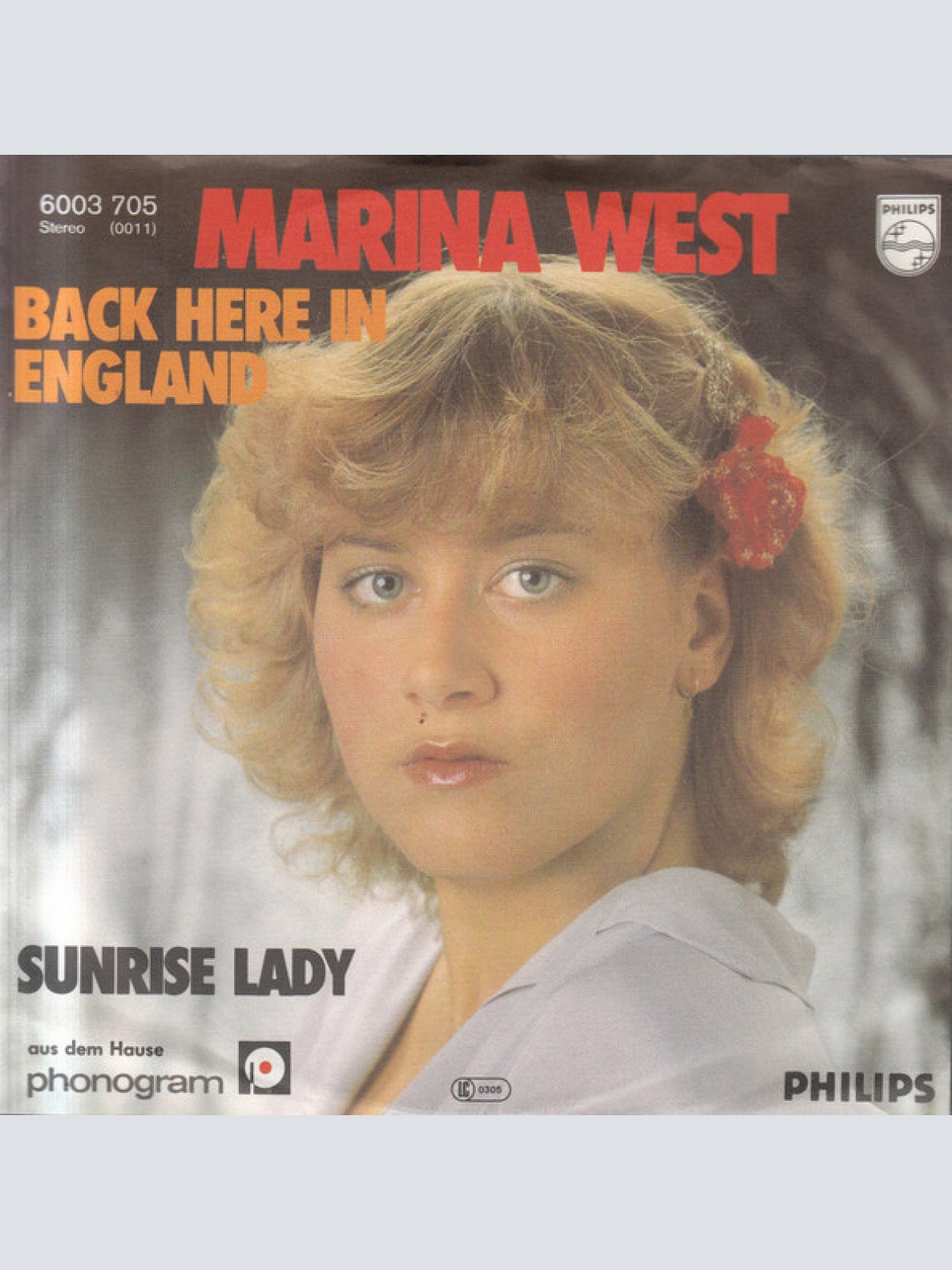 Vinyl / Marina West - Back Here In England