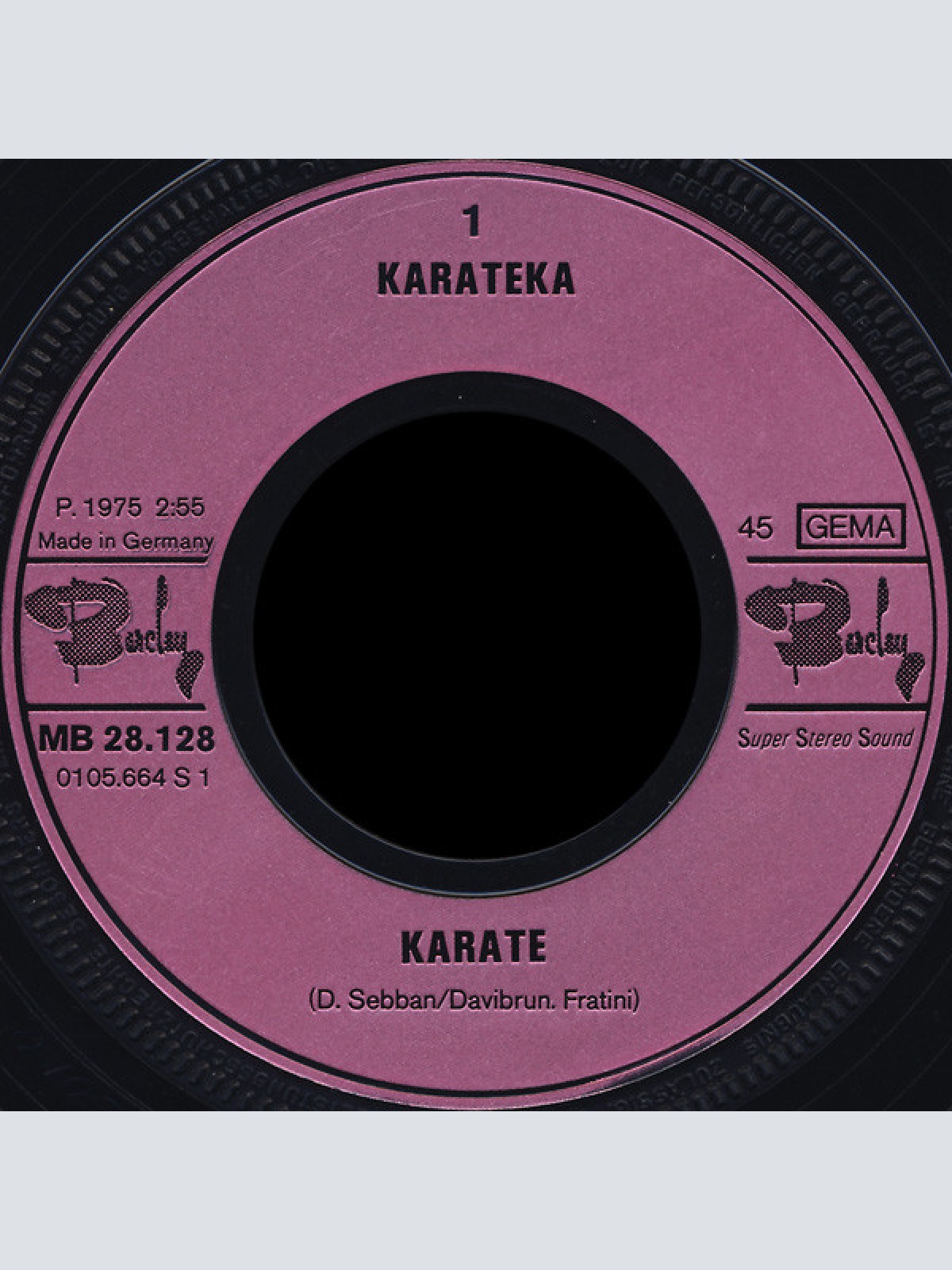 Vinyl / Karateka (2) - Karate