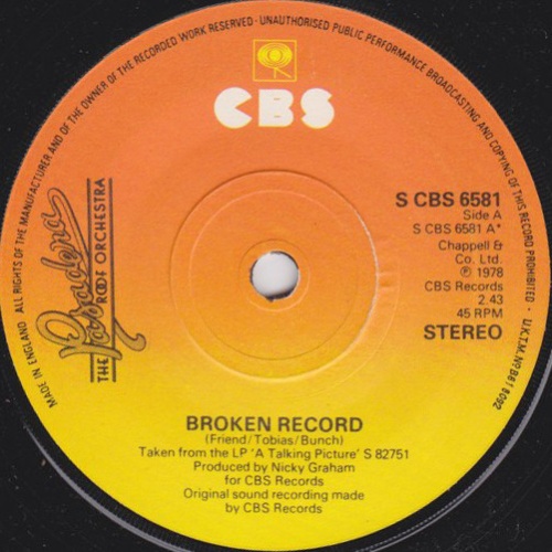 Vinyl / The Pasadena Roof Orchestra - Broken Record