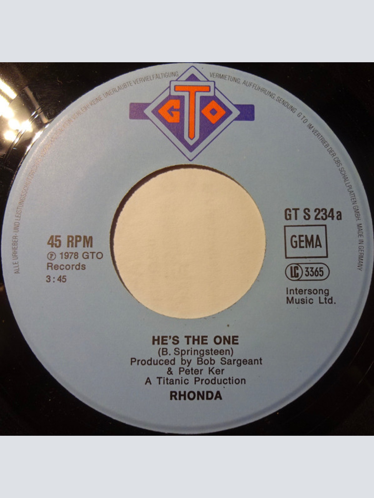 Vinyl / Rhonda (6) - He's The One