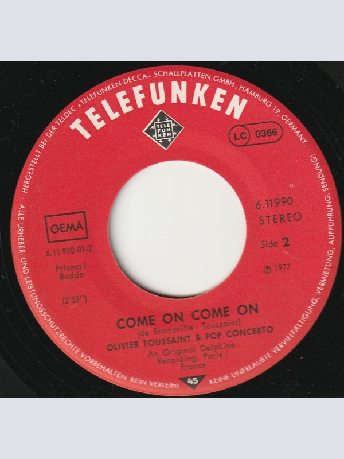 Vinyl / Olivier Toussaint & Pop Concerto* - Eden Is A Magic World