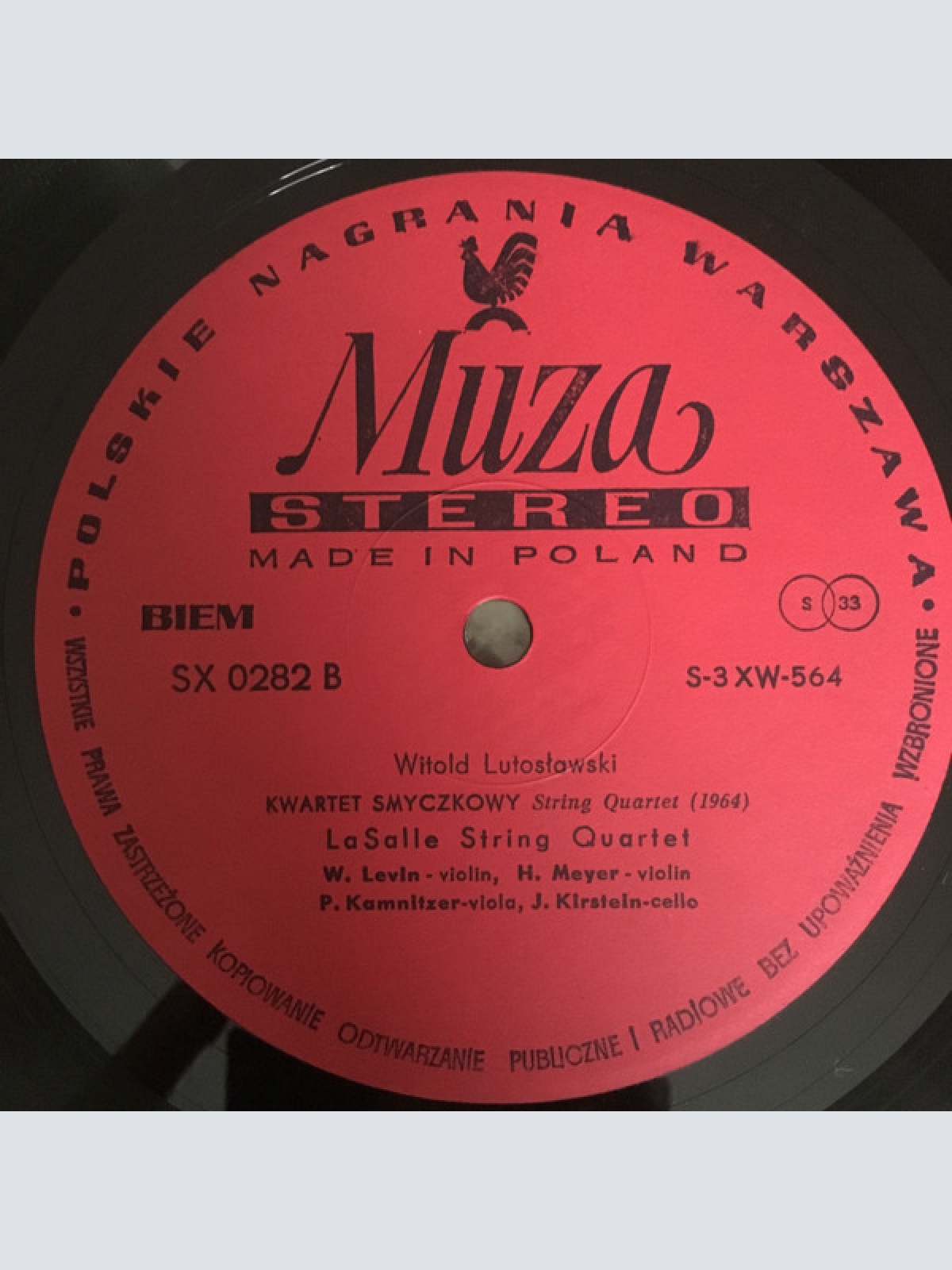 Vinyl / Lasalle String Quartet*, Webern*, Penderecki*, Lutosławski* - Lasalle String Quartet