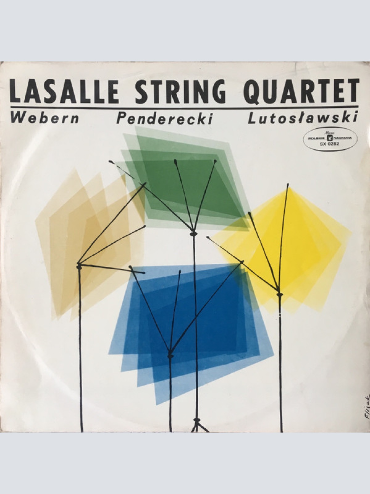 Vinyl / Lasalle String Quartet*, Webern*, Penderecki*, Lutosławski* - Lasalle String Quartet