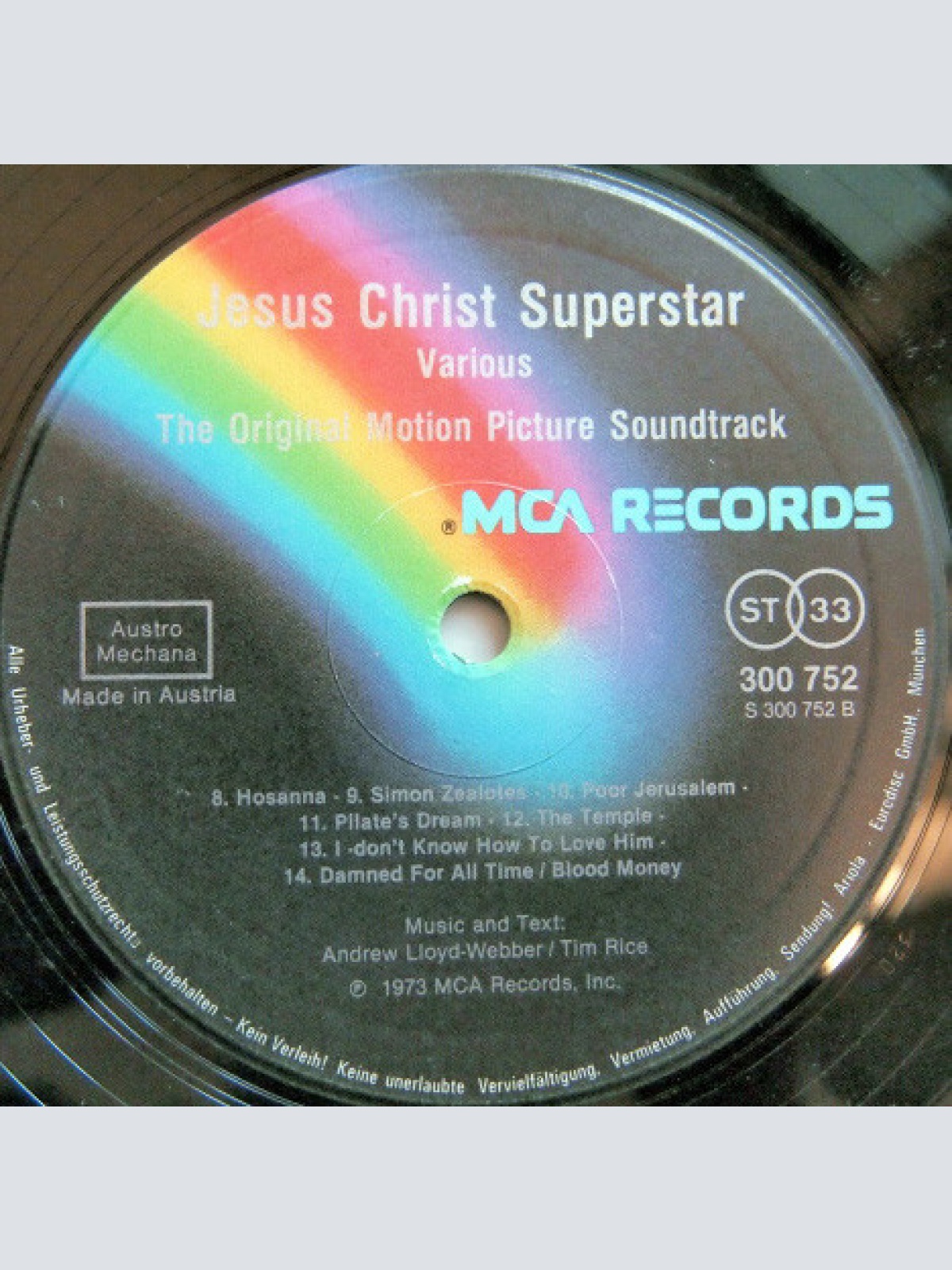 Vinyl / Various - Jesus Christ Superstar (The Original Motion Picture Sound Track Album)