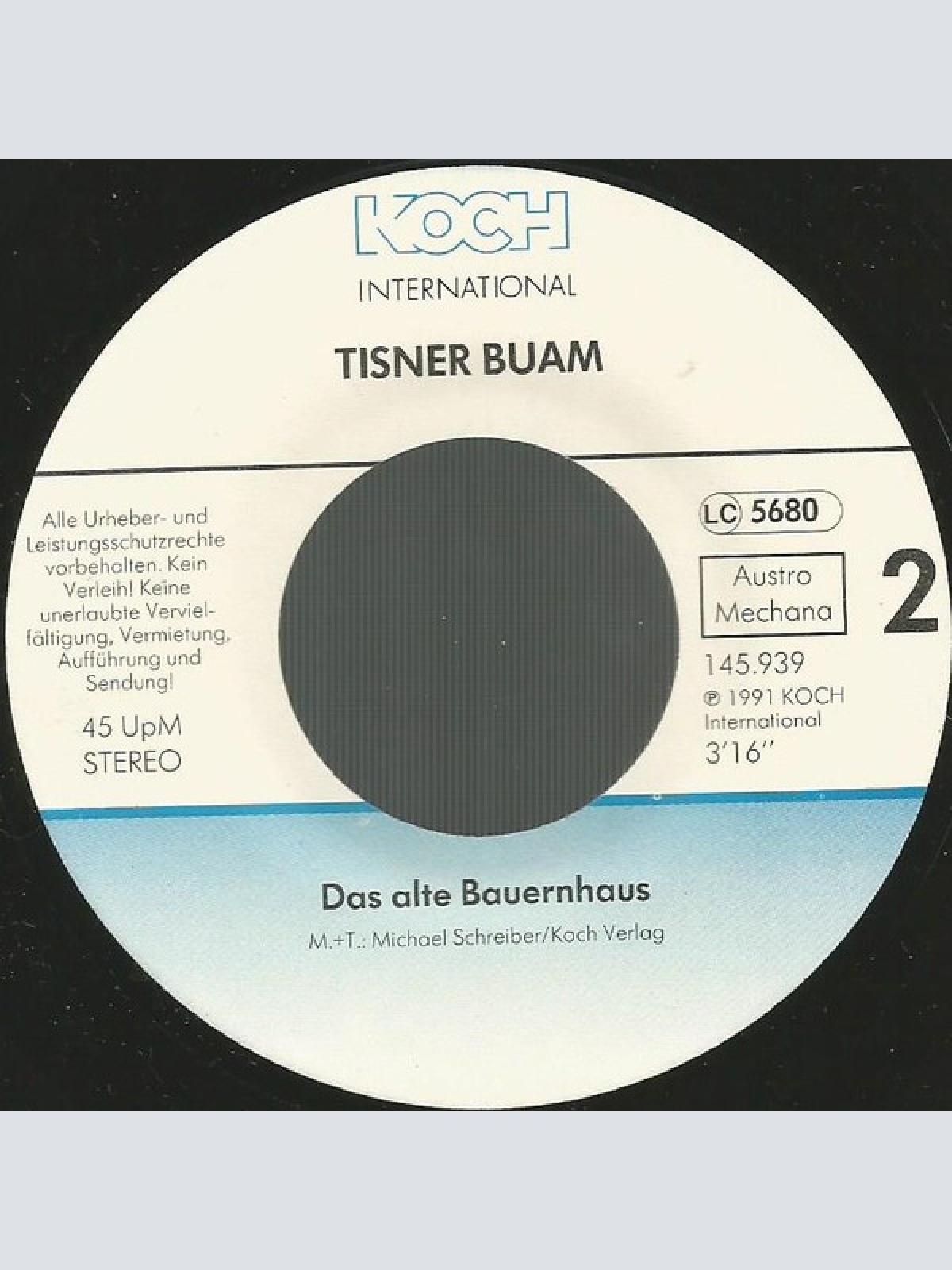 Vinyl / Tisner Buam - Freundschaft, Das Ist Wie Heimat