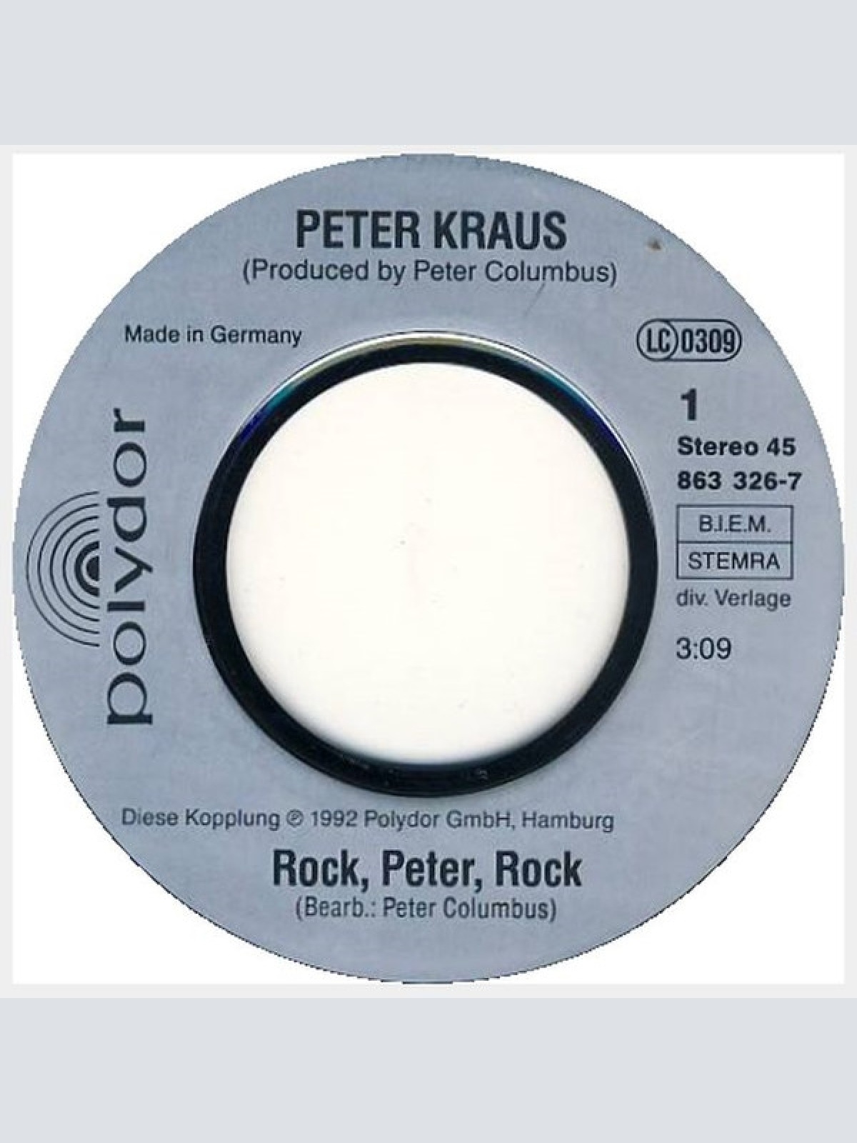 Vinyl / Peter Kraus - Rock, Peter, Rock