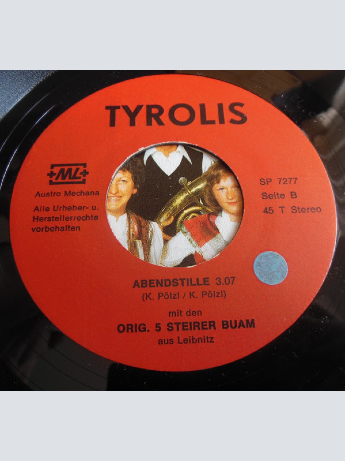 Vinyl / Orig. 5 Steirer Buam aus Leibnitz* - Ich Bin Kein Casanova