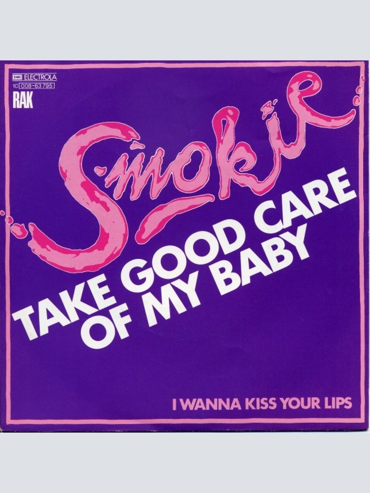 Vinyl / Smokie - Take Good Care Of My Baby