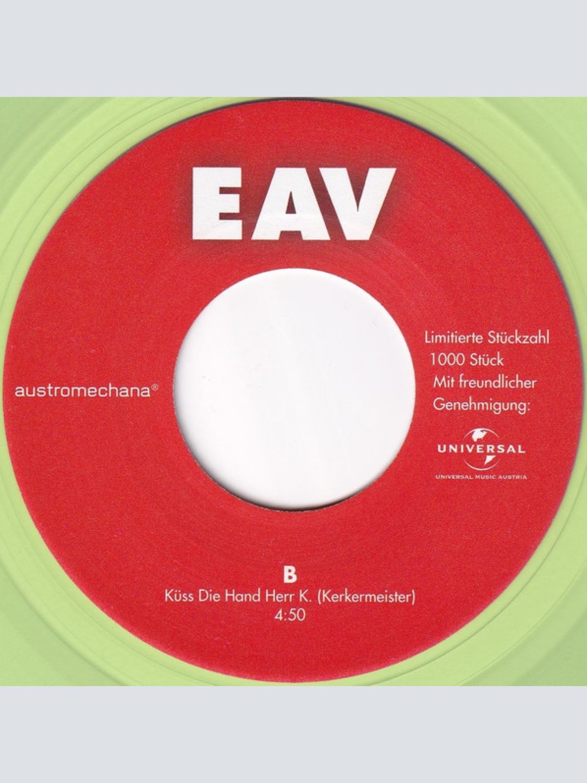 Vinyl / EAV* - Morgen Fang Ich Ein Neues Leben An (Live) Live, Irgendwann, Irgendwo In Tschörmanie