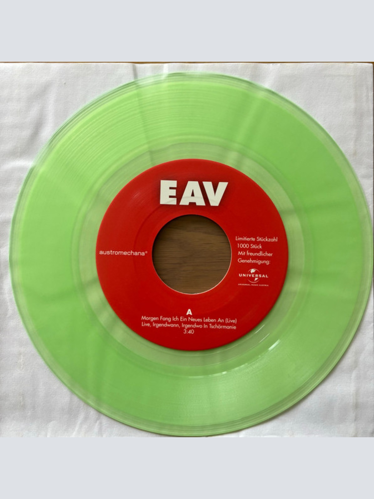 Vinyl / EAV* - Morgen Fang Ich Ein Neues Leben An (Live) Live, Irgendwann, Irgendwo In Tschörmanie