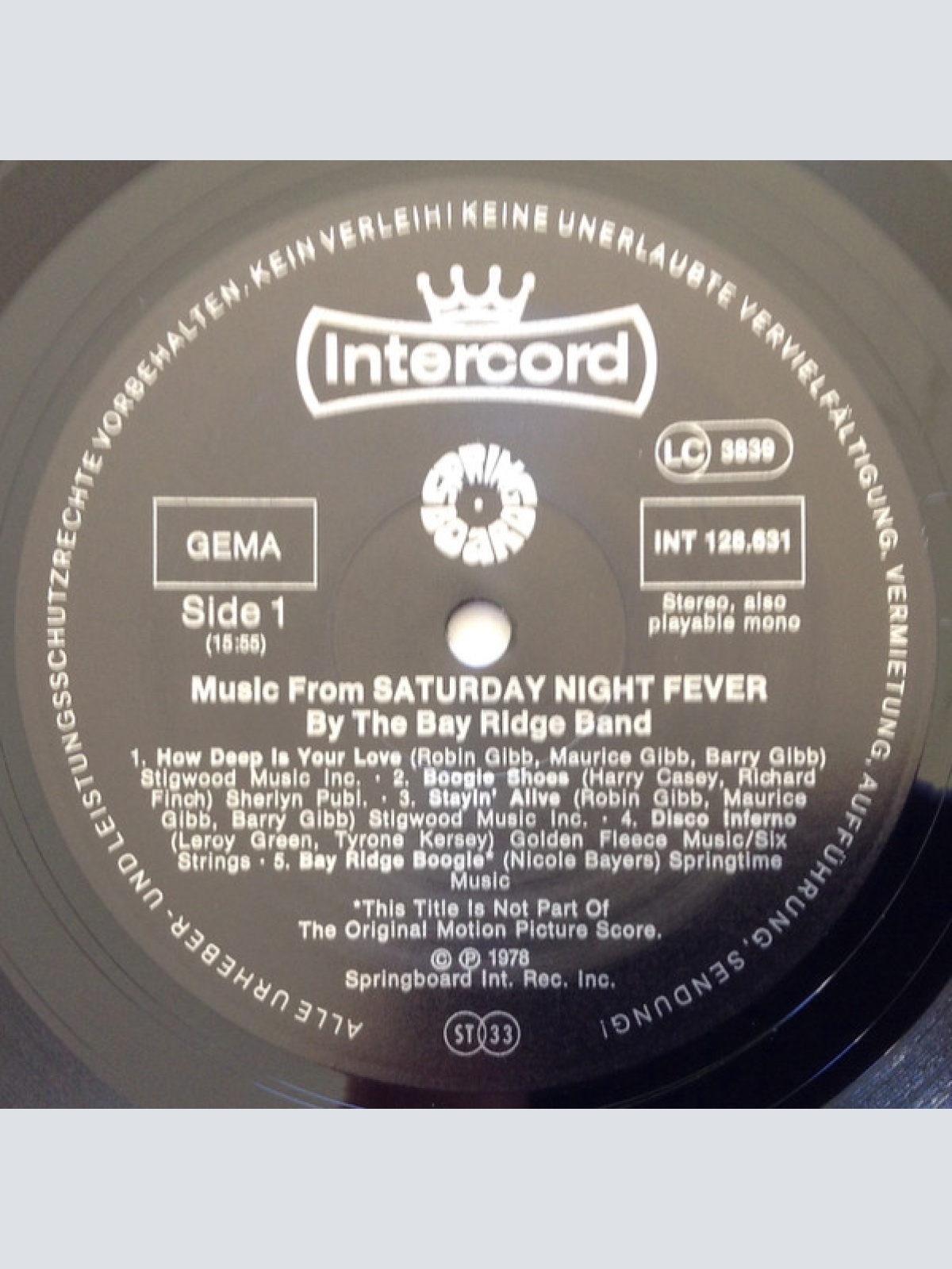 Vinyl / The Bay Ridge Band* - Music From Saturday Night Fever As Performed By The Bay Ridge Band