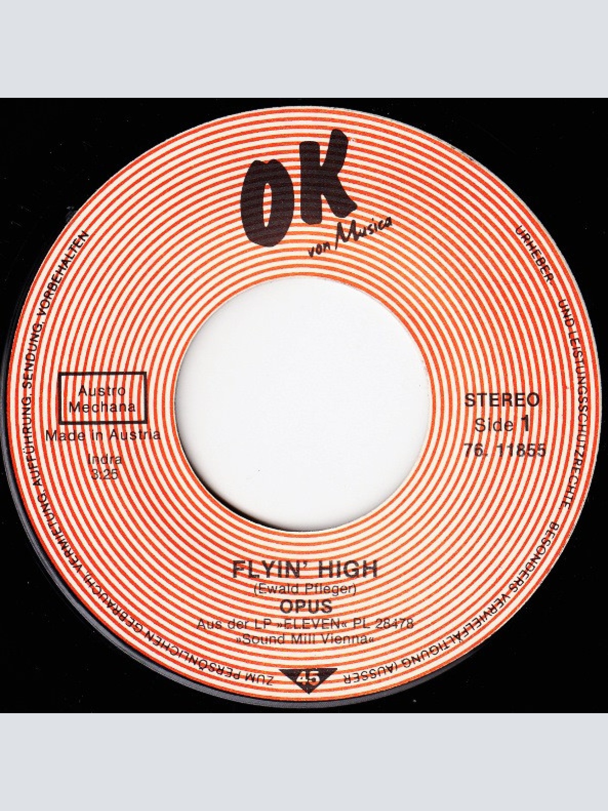 Vinyl / Opus - Flyin' High / Opus Pocus