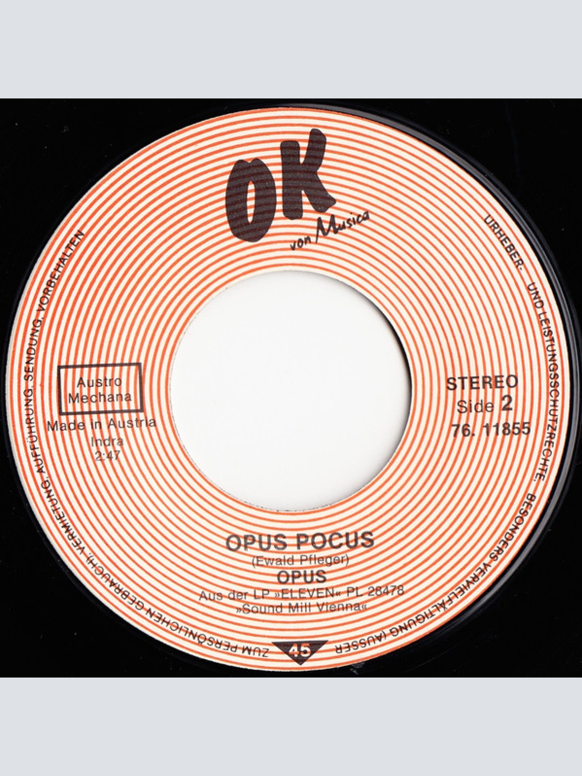 Vinyl / Opus - Flyin' High / Opus Pocus