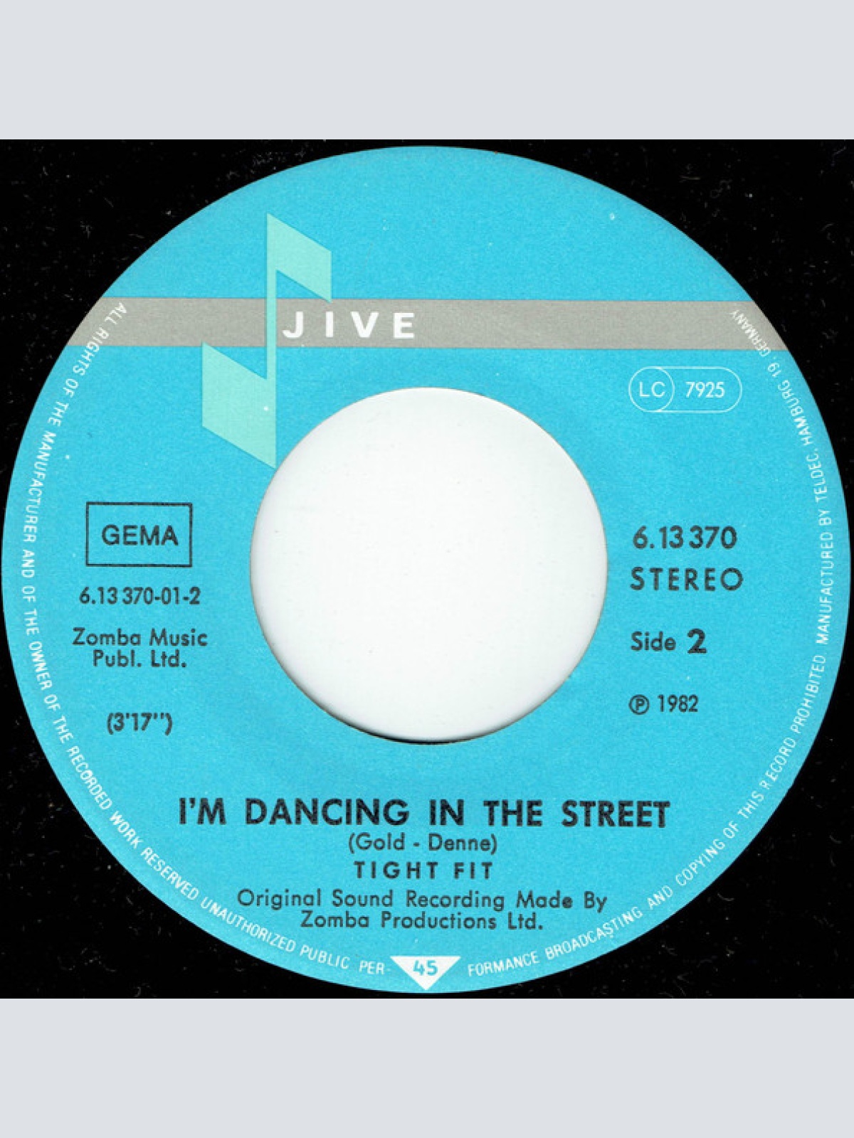 Vinyl / Tight Fit - The Lion Sleeps Tonight