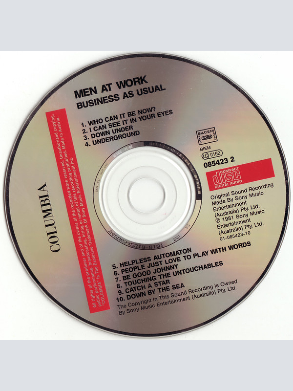 CD / Men At Work - Business As Usual