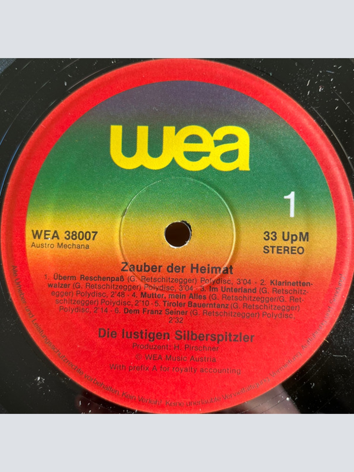 Vinyl / Die Lustigen Silberspitzler* - Zauber Der Heimat