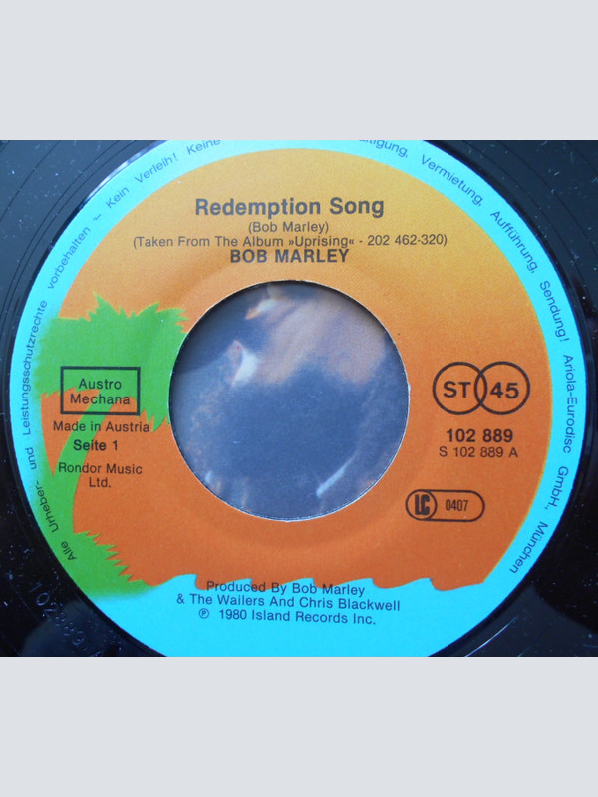 Vinyl / Bob Marley & The Wailers - Redemption Song