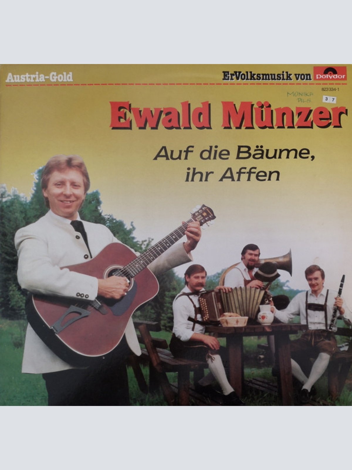 Vinyl / Ewald Münzer - Auf Die Bäume, Ihr Affen