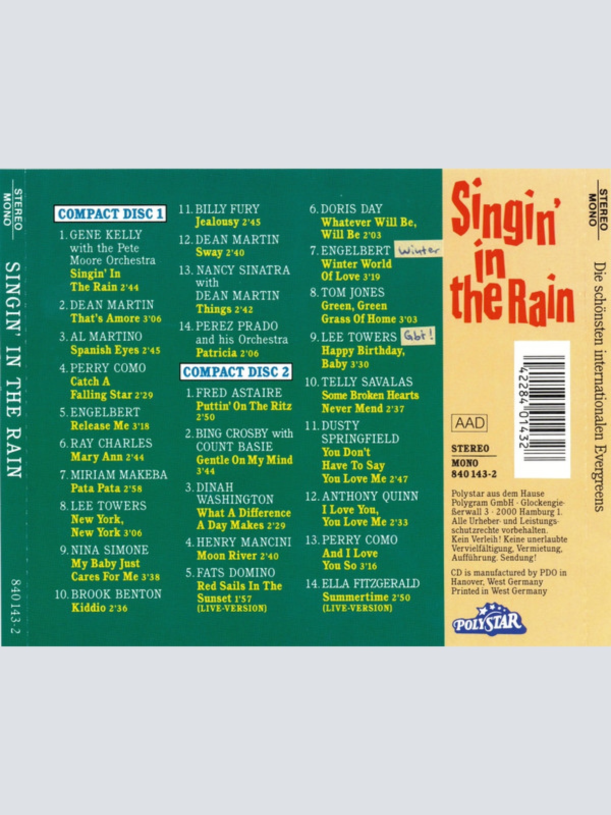 CD / Various - Singin' In The Rain