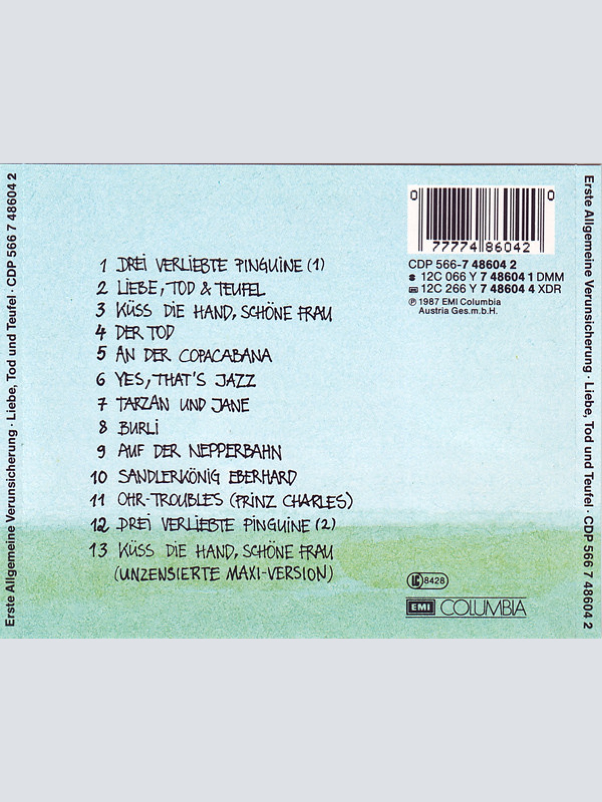 CD / Verunsicherung (Erste Allgemeine)* - Liebe, Tod & Teufel (Teil 1)