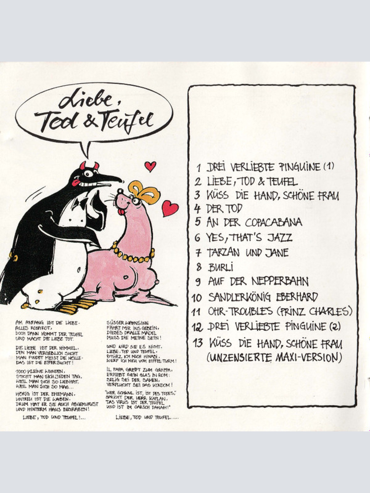 CD / Verunsicherung (Erste Allgemeine)* - Liebe, Tod & Teufel (Teil 1)