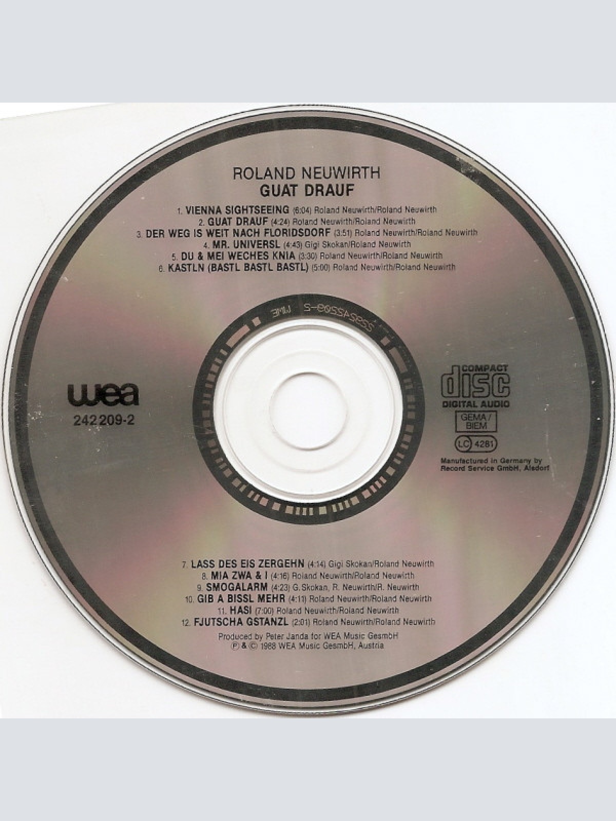 CD / Roland Neuwirth - Guat Drauf