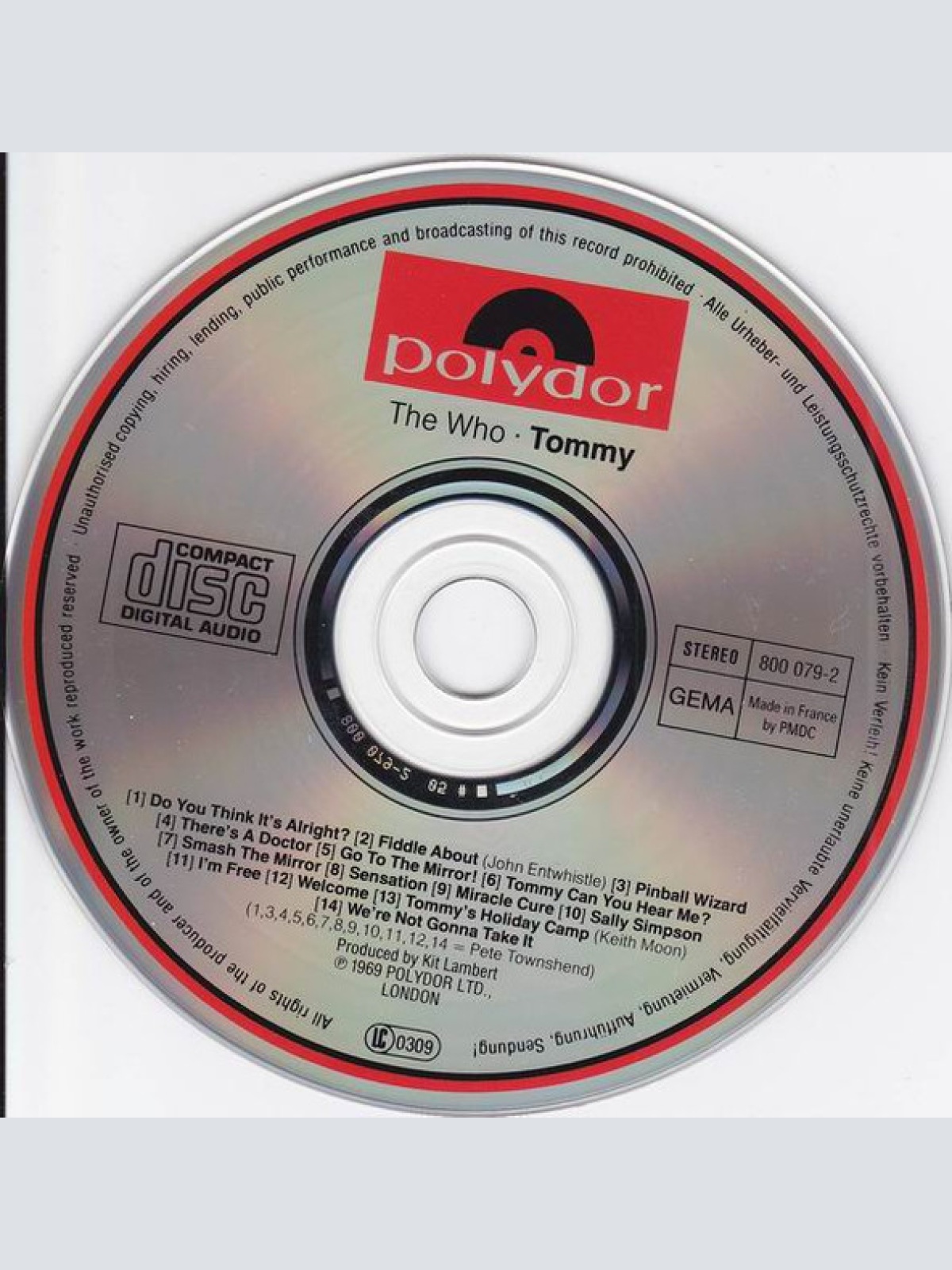 CD / The Who - Tommy