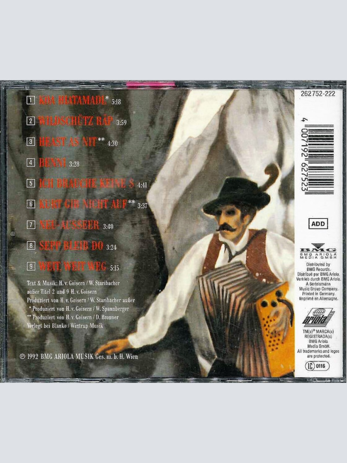 CD / Hubert Von Goisern Und Die Original Alpinkatzen* - Aufgeigen Stått Niederschiassen