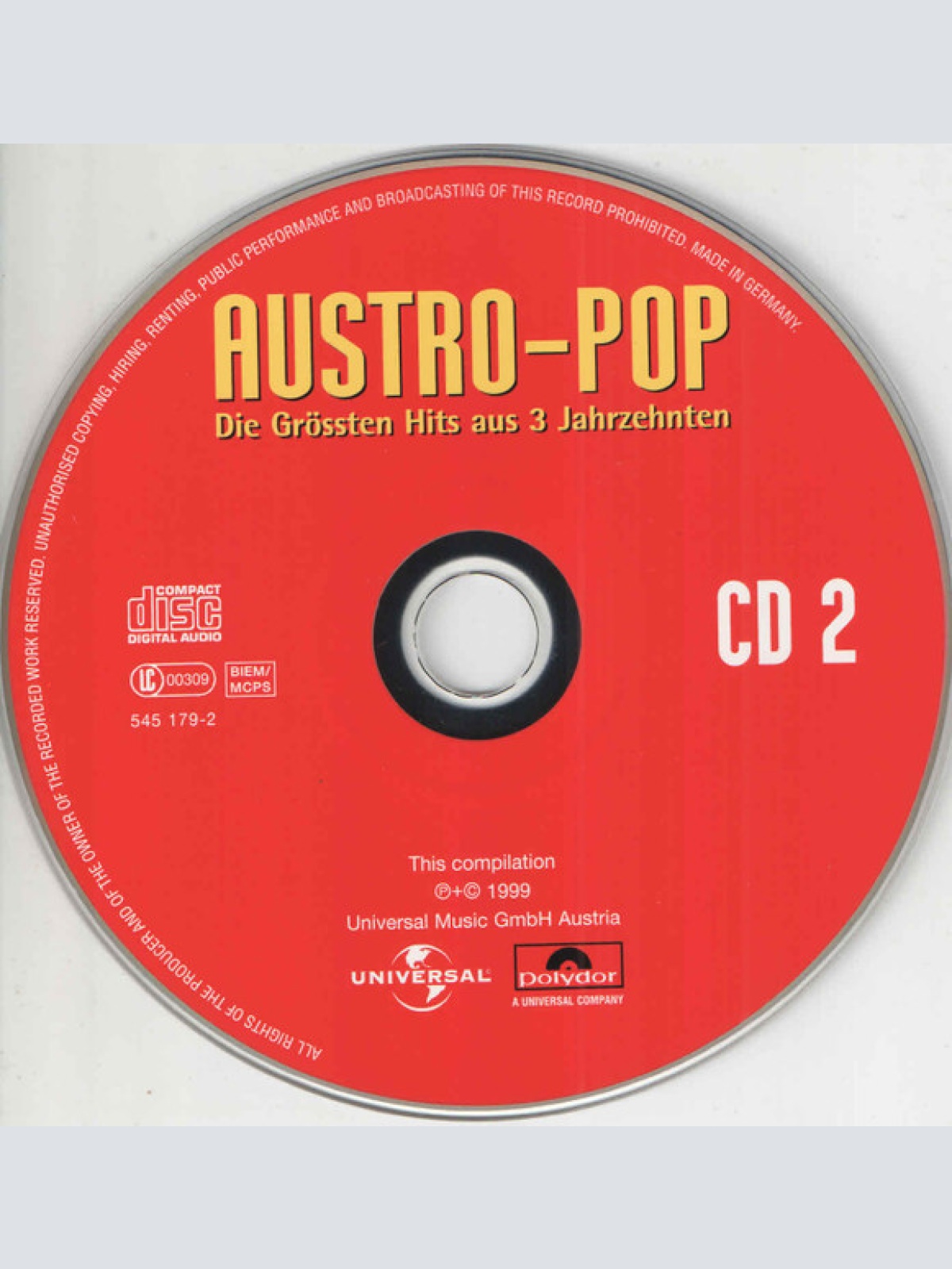 CD / Various - Austro-Pop - Die Größten Hits Aus 3 Jahrzehnten