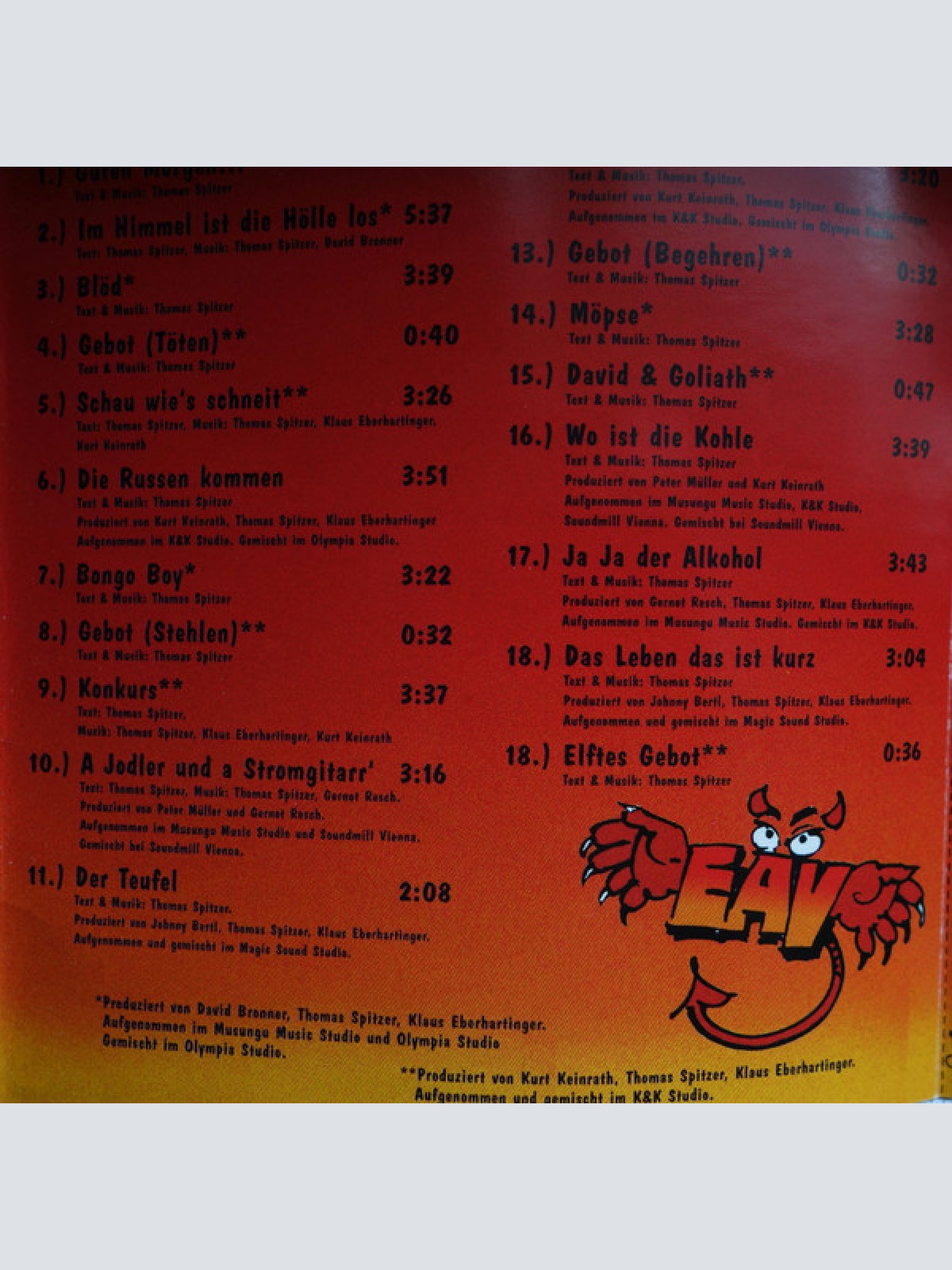 CD / Erste Allgemeine Verunsicherung* - Im Himmel Ist Die Hölle Los