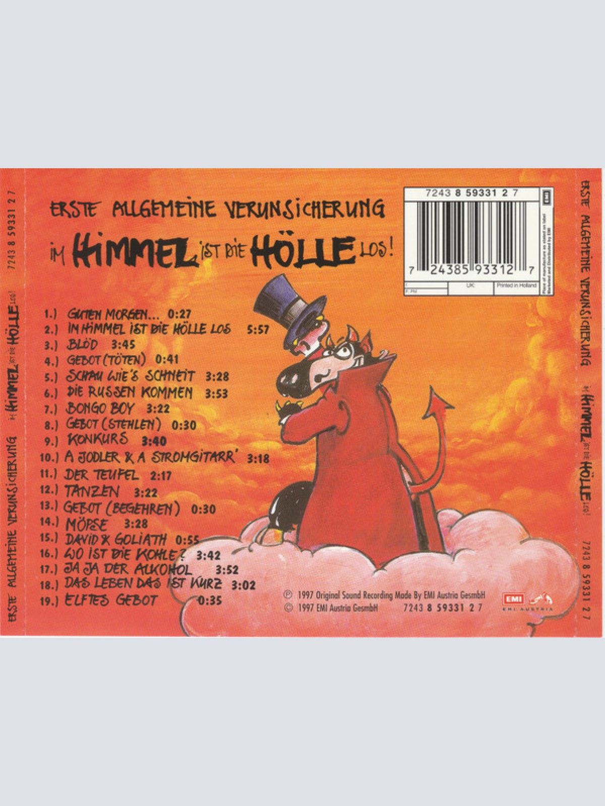 CD / Erste Allgemeine Verunsicherung* - Im Himmel Ist Die Hölle Los