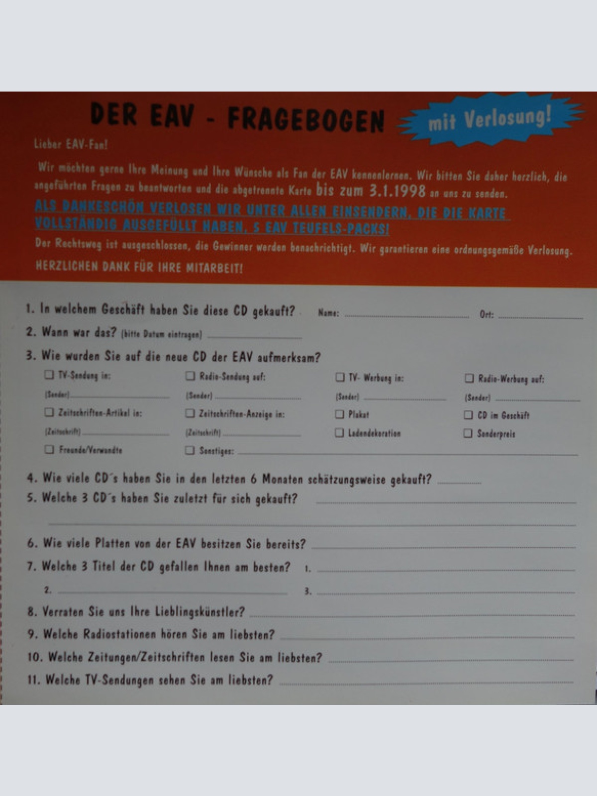 CD / Erste Allgemeine Verunsicherung* - Im Himmel Ist Die Hölle Los