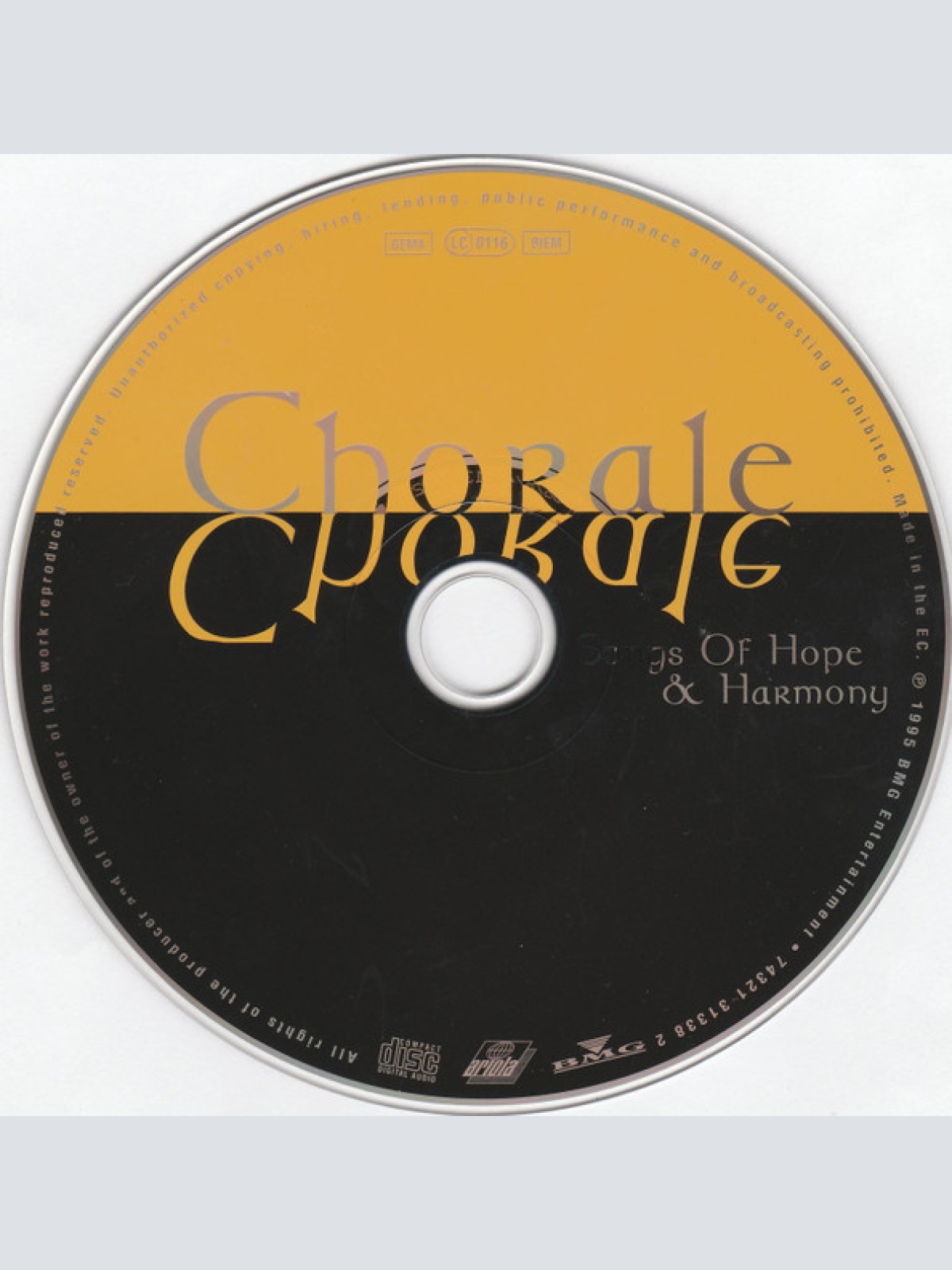 CD / Various - Chorale - Songs Of Hope & Harmony