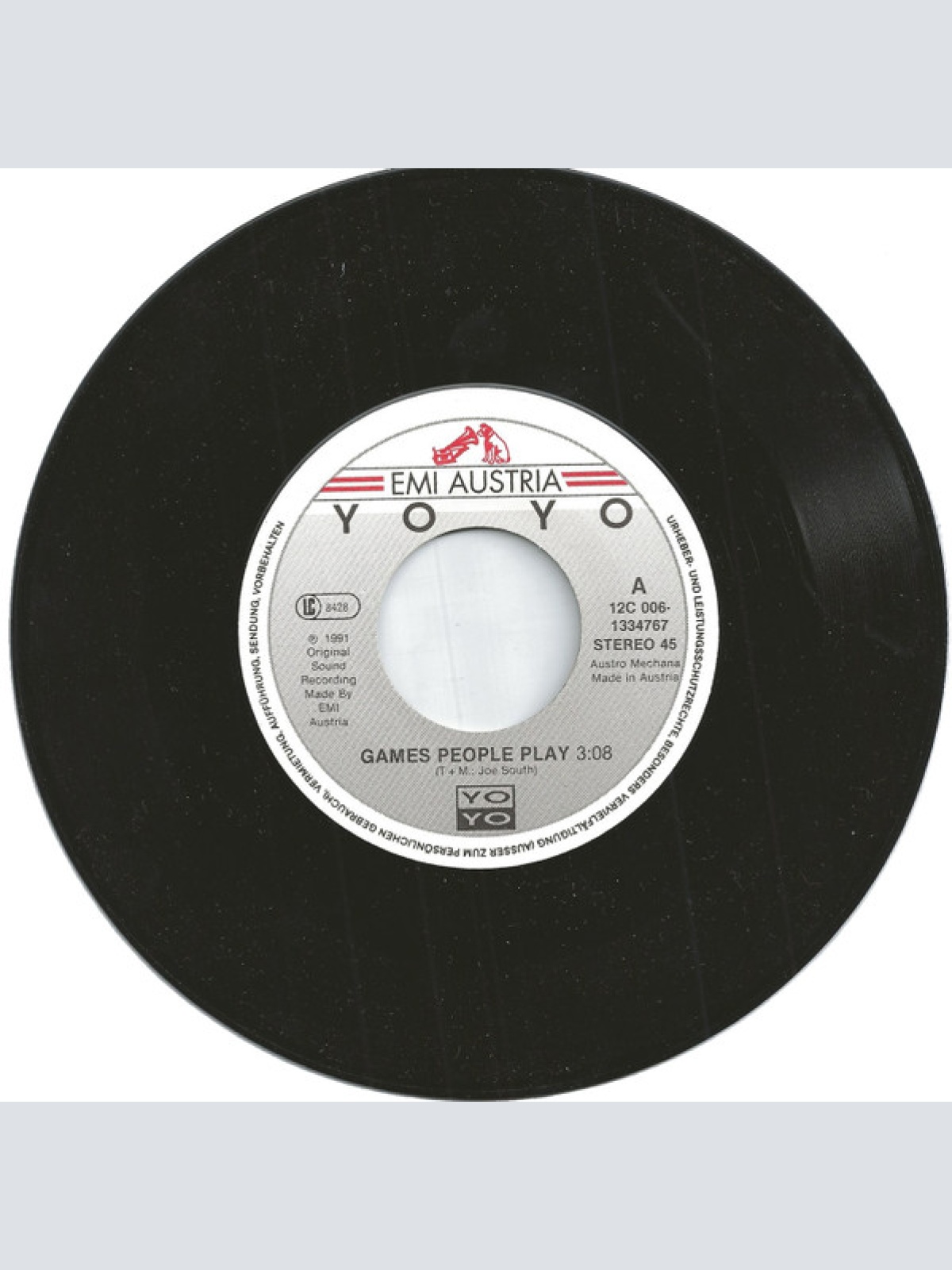 Vinyl / Yoyo (17) - Games People Play / Stay