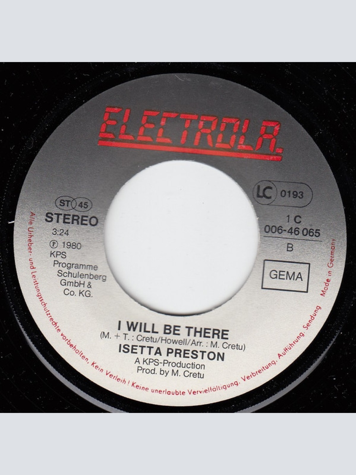 Vinyl / Isetta Preston - Woman Behind The Man