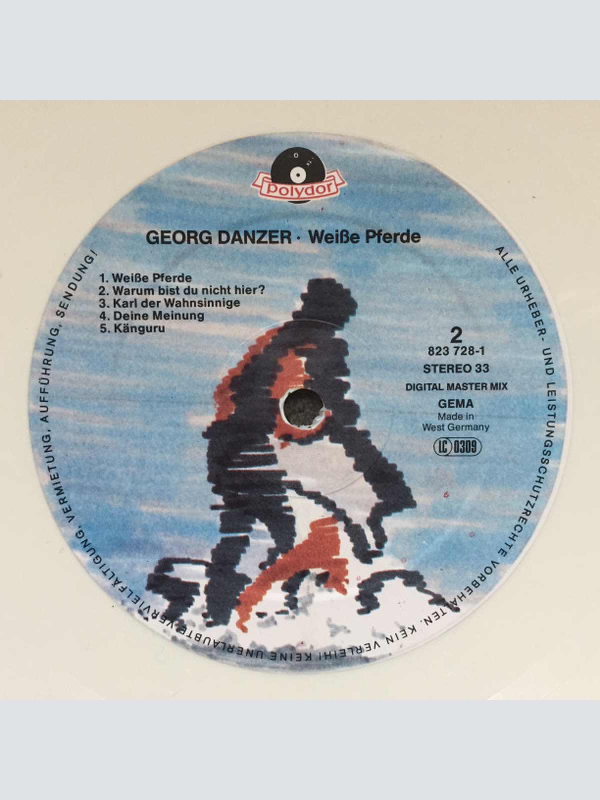 Vinyl / Georg Danzer - Weiße Pferde