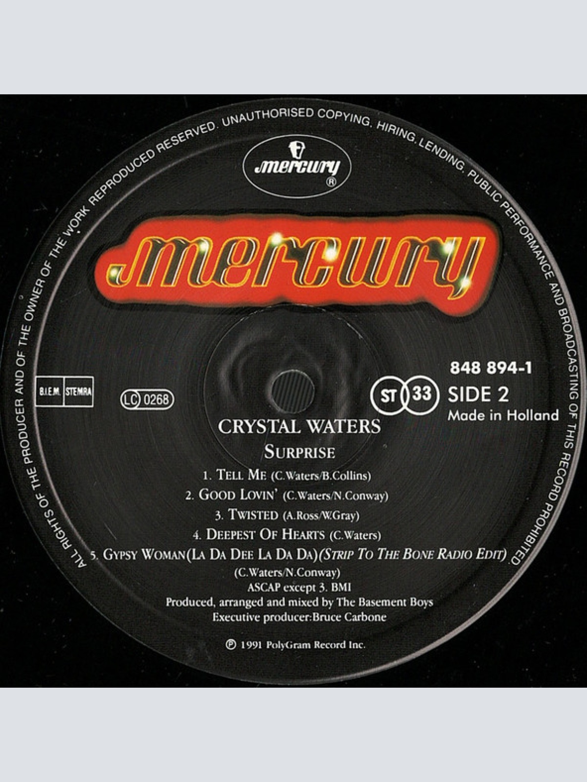 Vinyl / Crystal Waters - Surprise