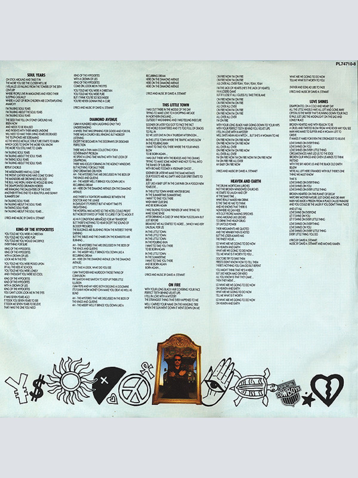 Vinyl / Dave Stewart And The Spiritual Cowboys - Dave Stewart And The Spiritual Cowboys