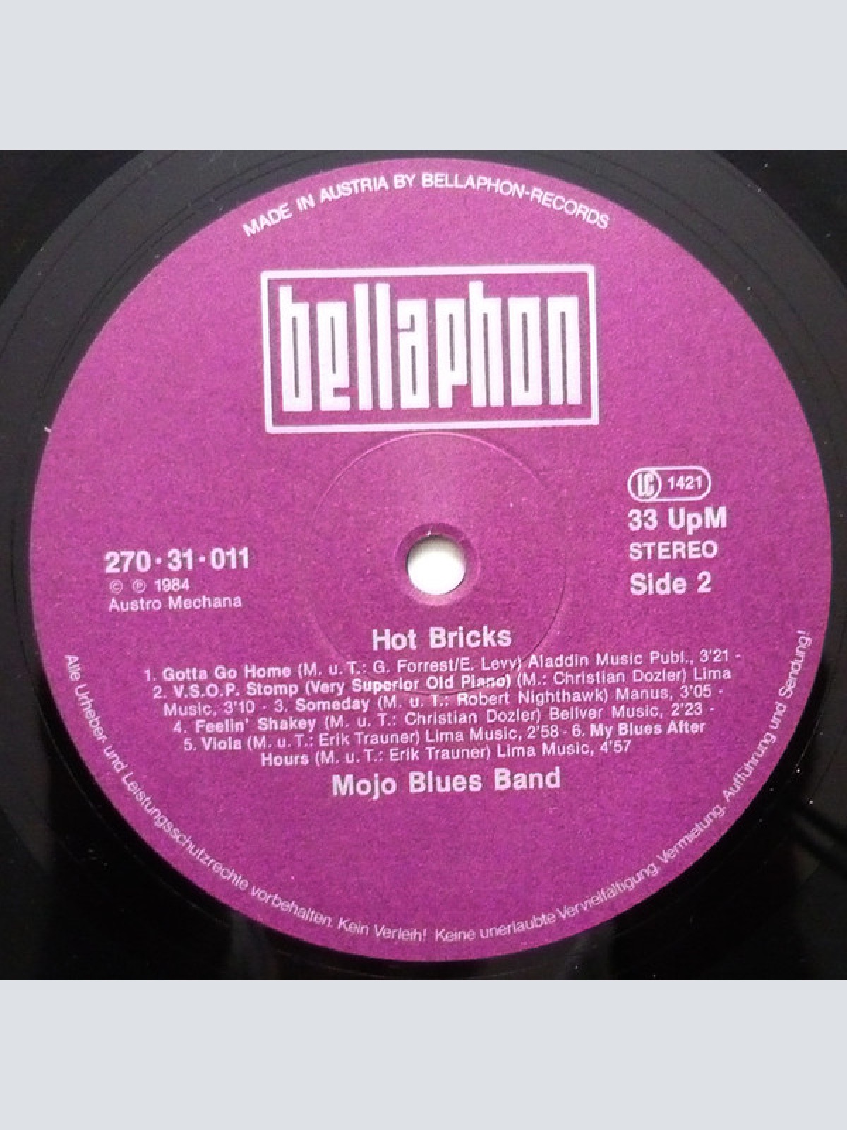 Vinyl / Mojo Blues Band & Dana Gillespie & Martin Wichtl - Hot Bricks