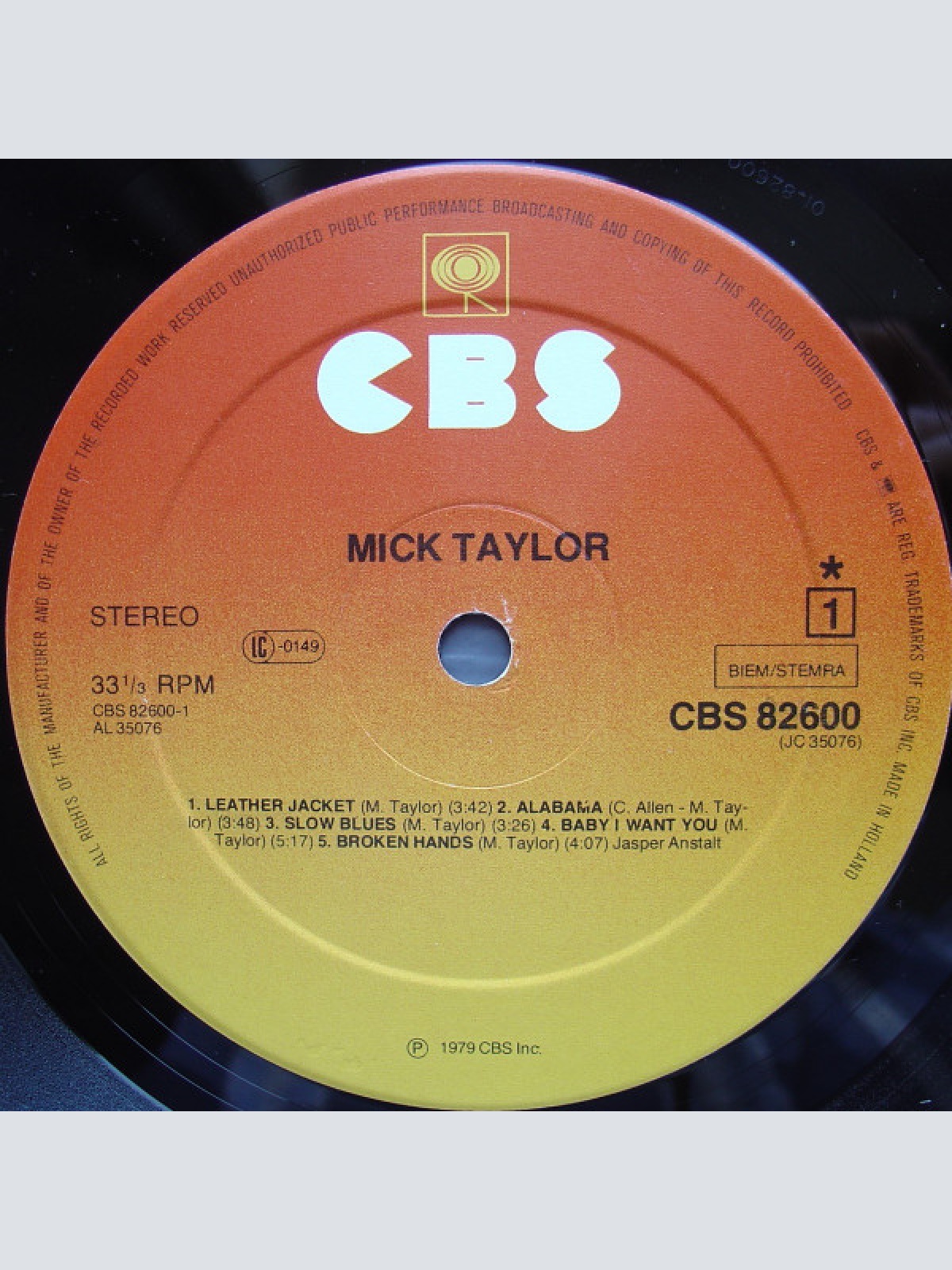 Vinyl / Mick Taylor - Mick Taylor