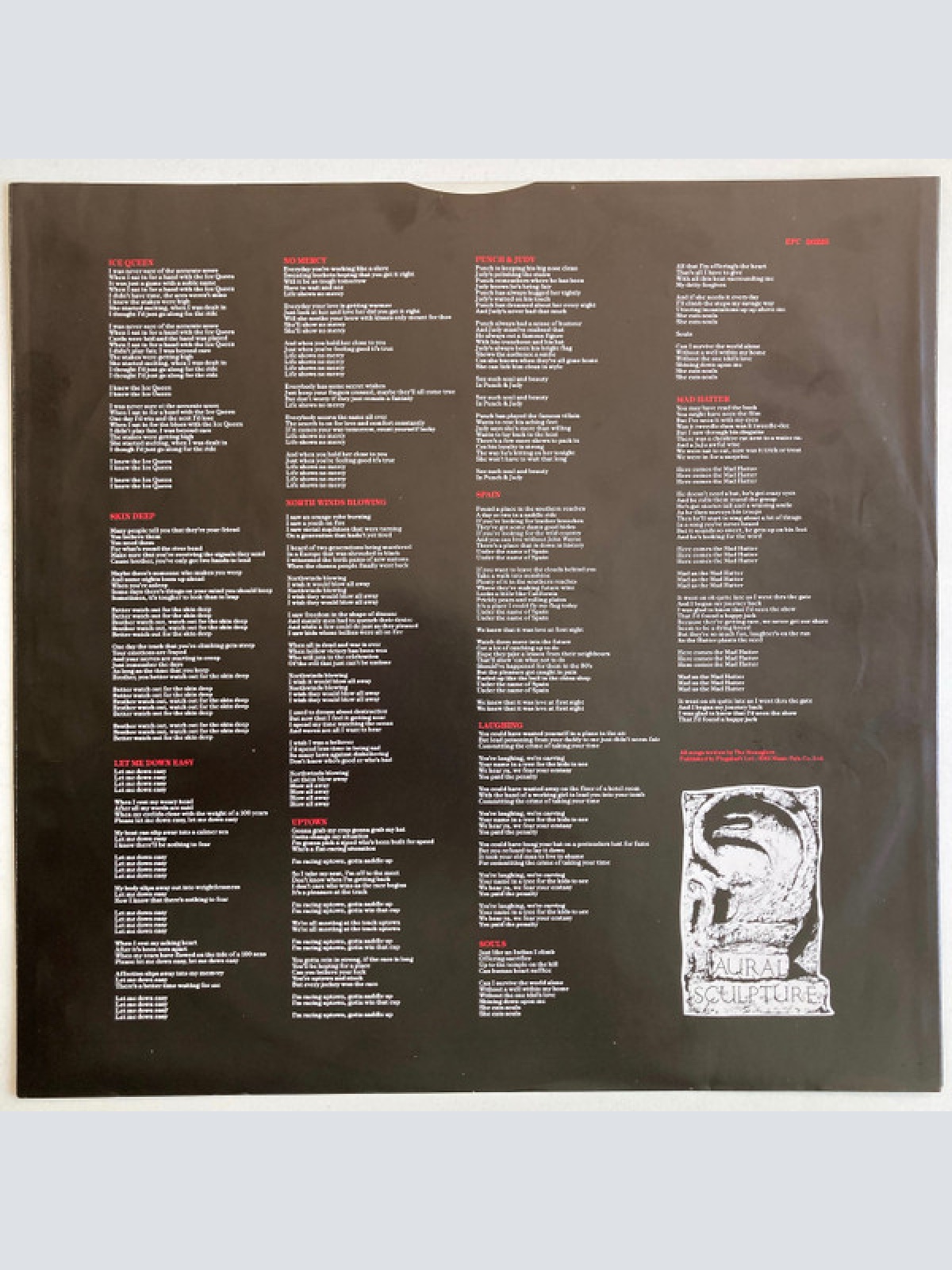 Vinyl / The Stranglers - Aural Sculpture