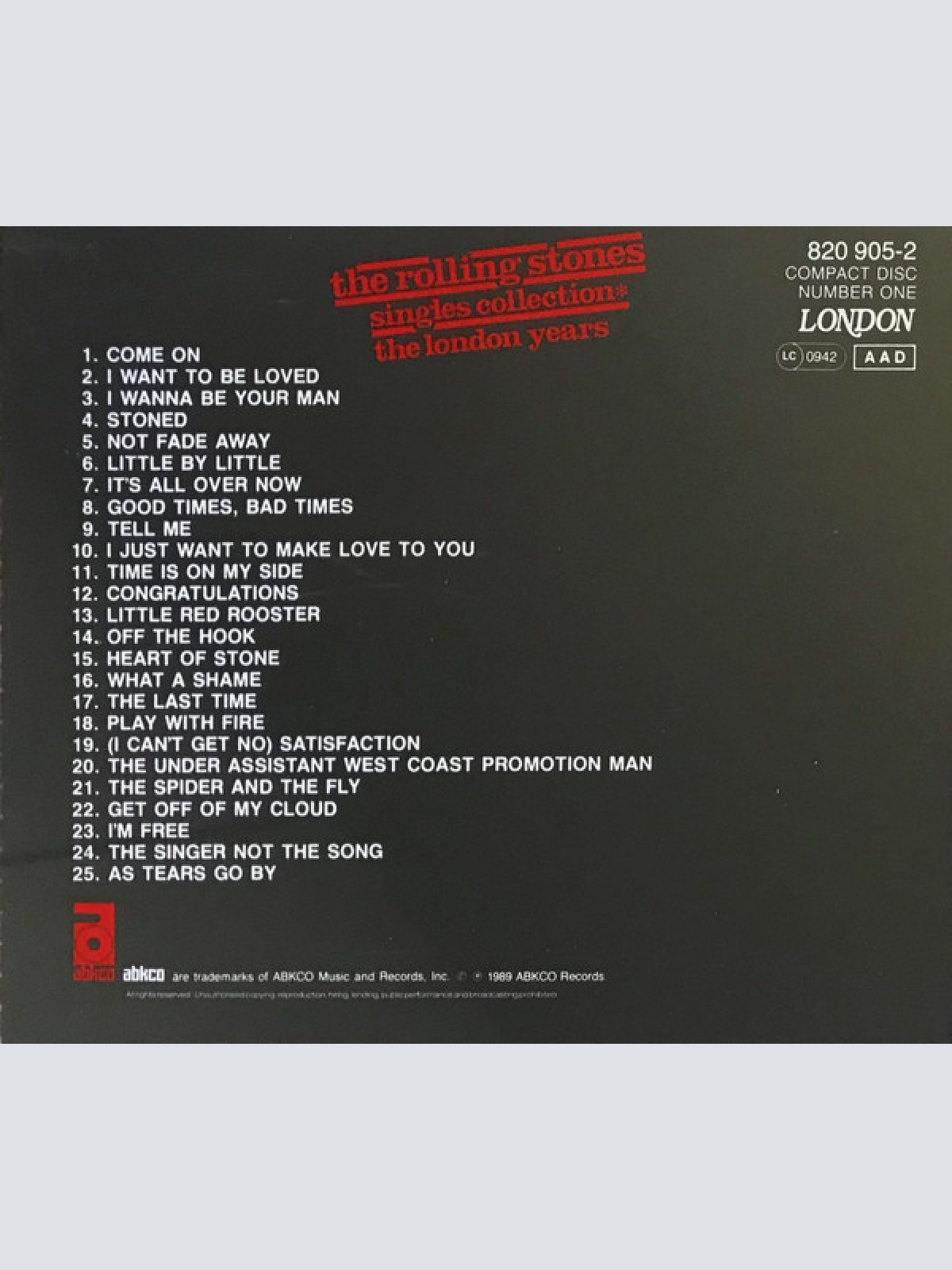 CD / The Rolling Stones - Singles Collection - The London Years