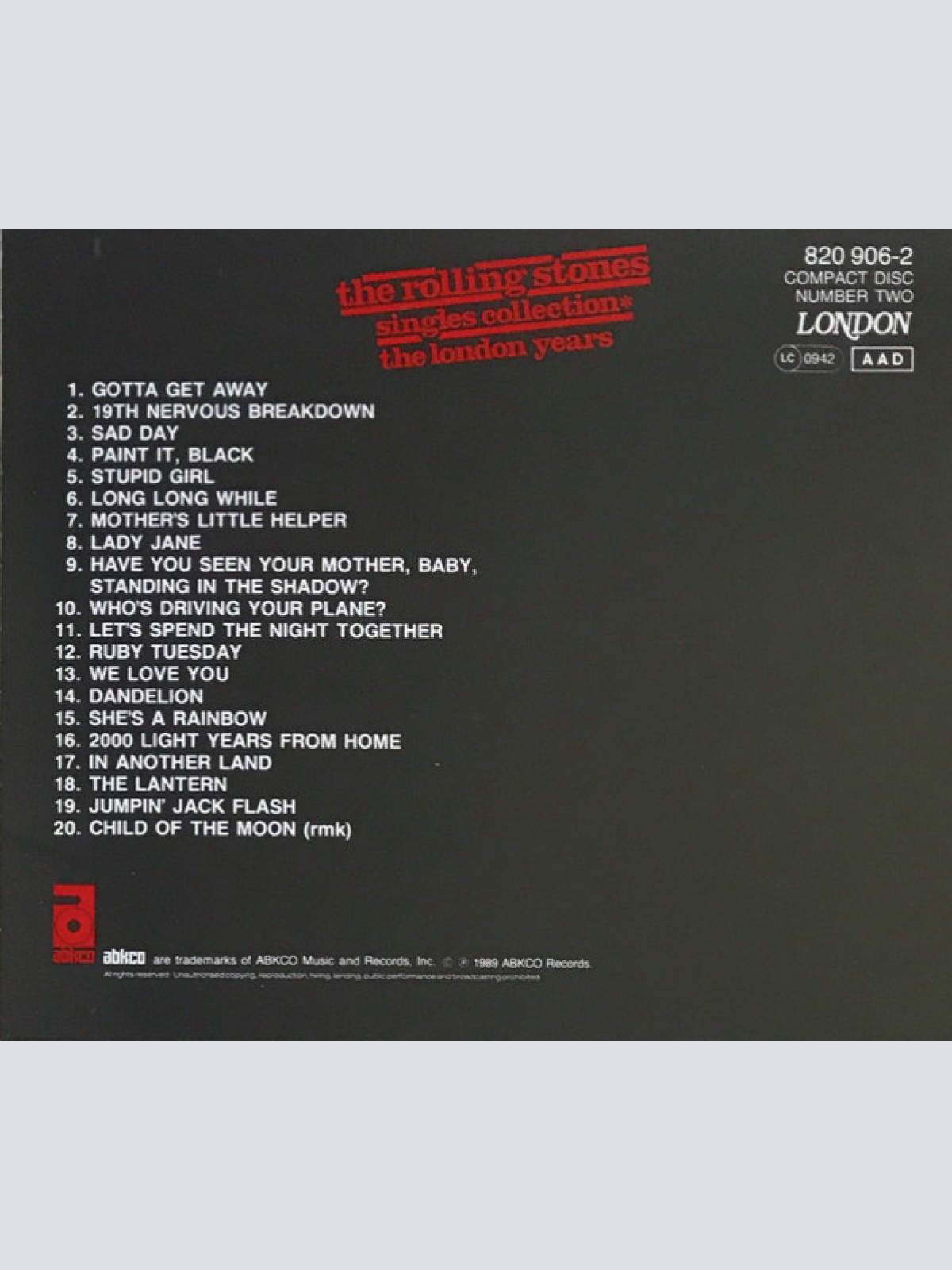 CD / The Rolling Stones - Singles Collection - The London Years