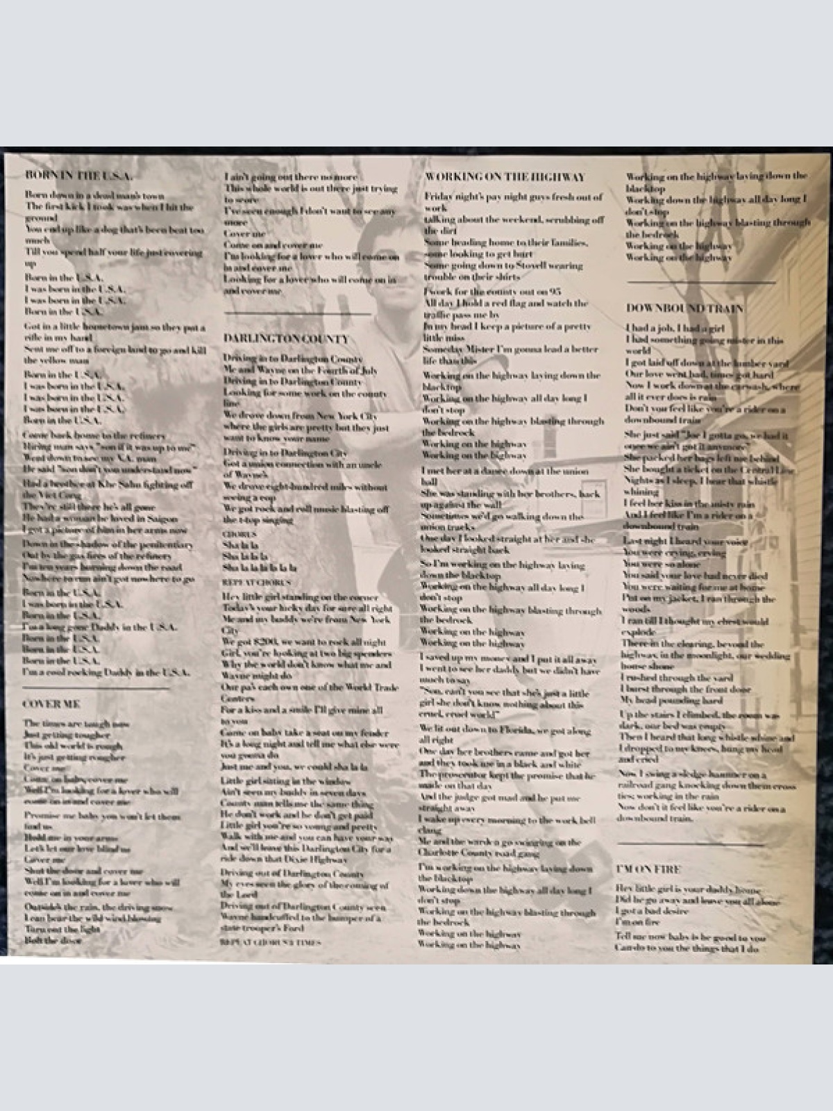 Vinyl / Bruce Springsteen - Born In The U.S.A.