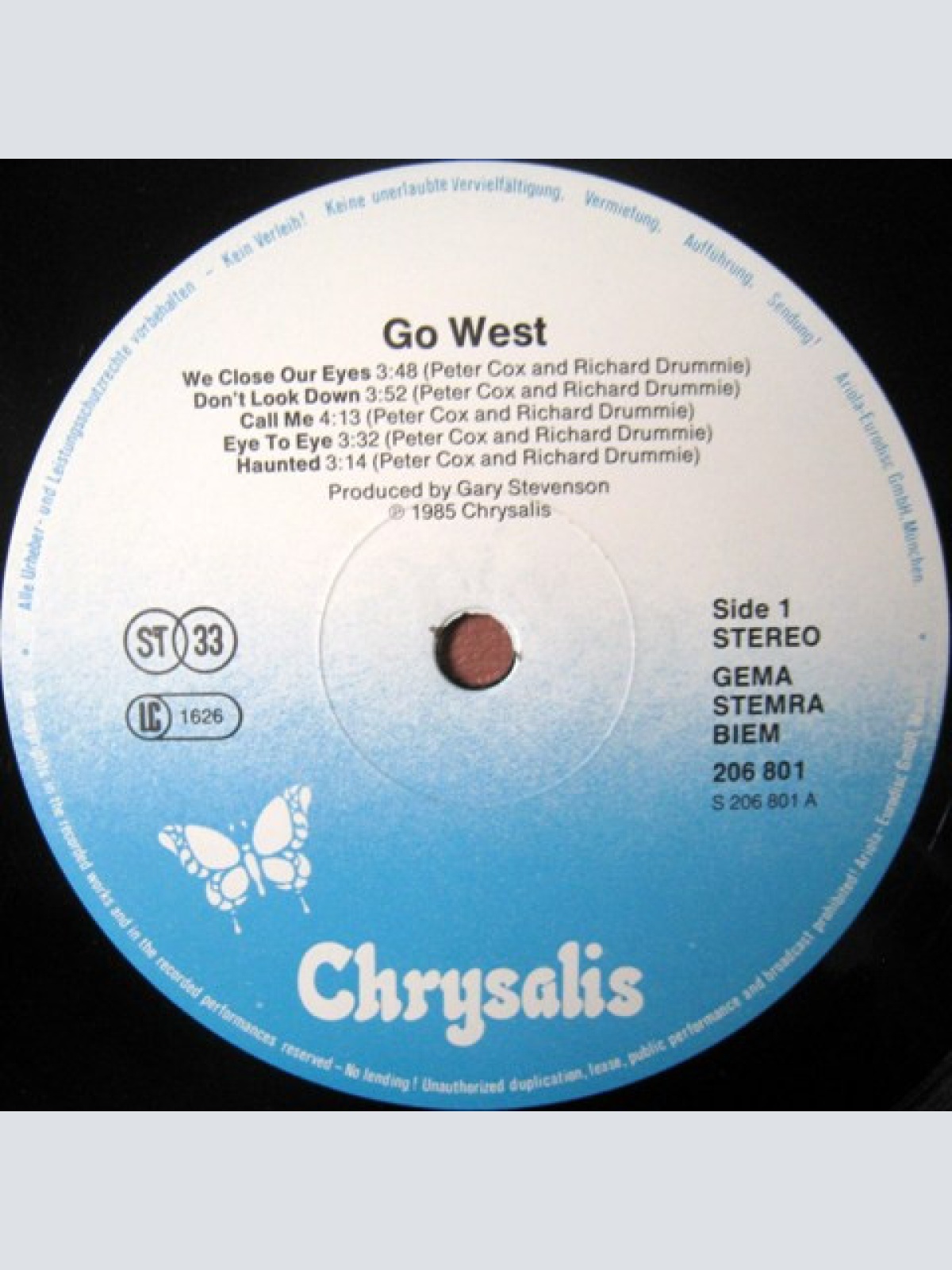 Vinyl / Go West - Go West