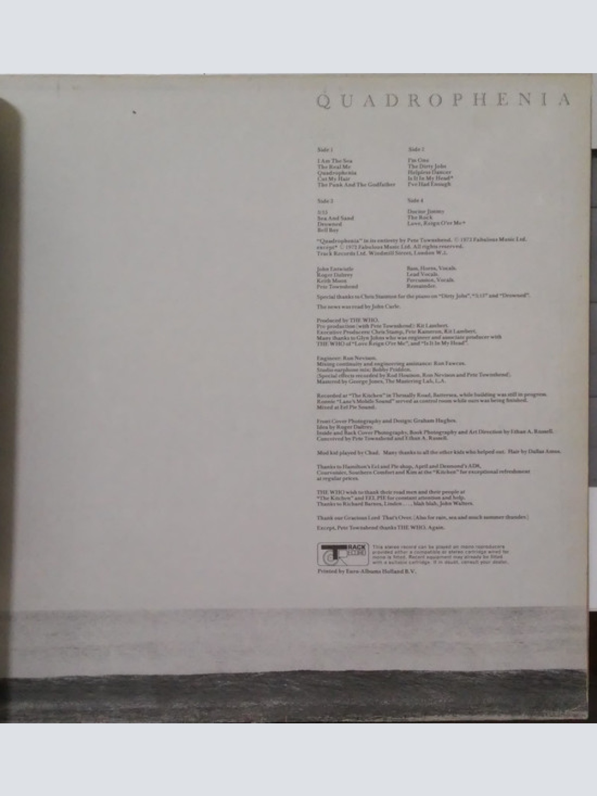 Vinyl / The Who - Quadrophenia