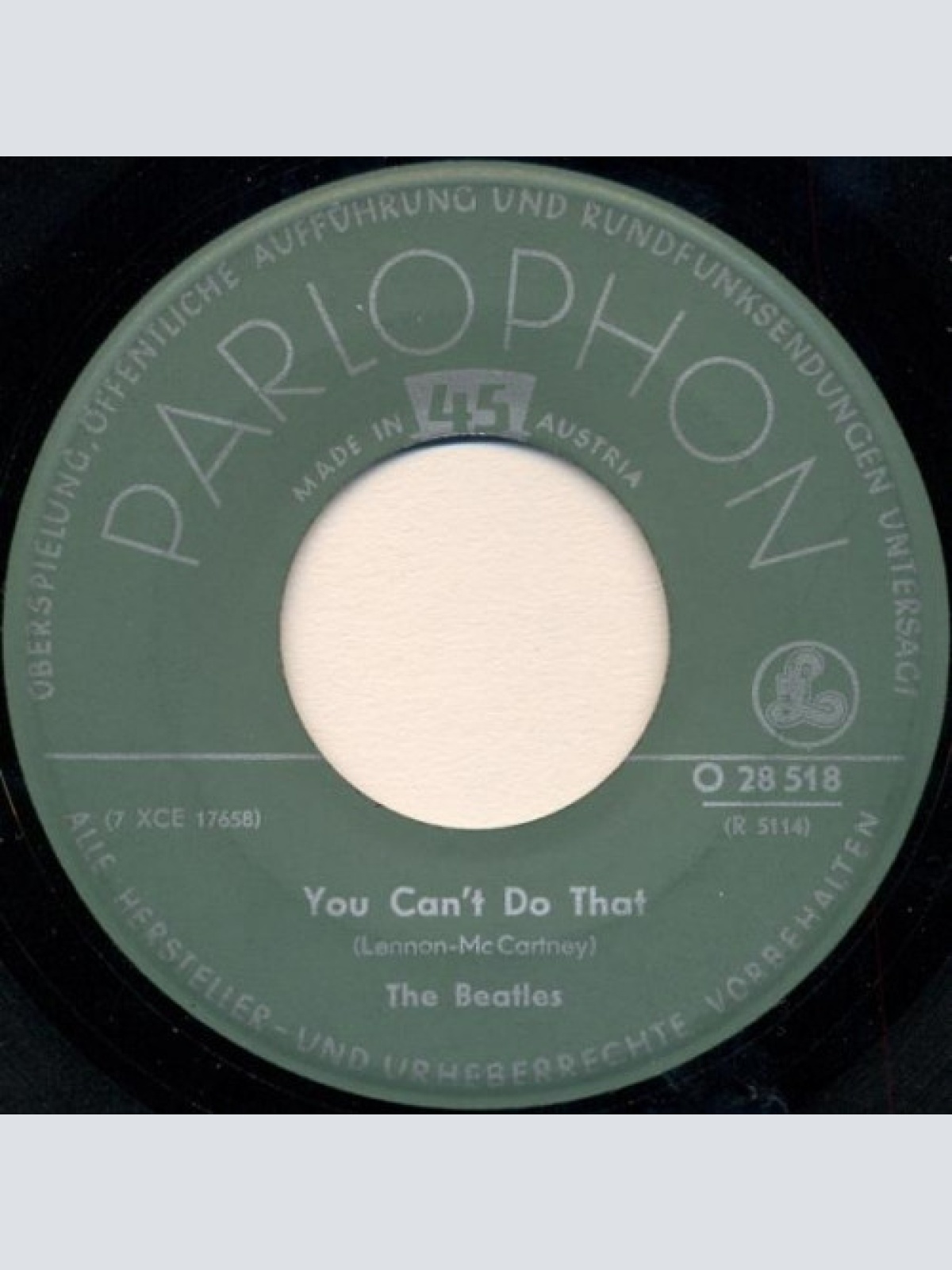 Vinyl / The Beatles - Can't Buy Me Love / You Can't Do That