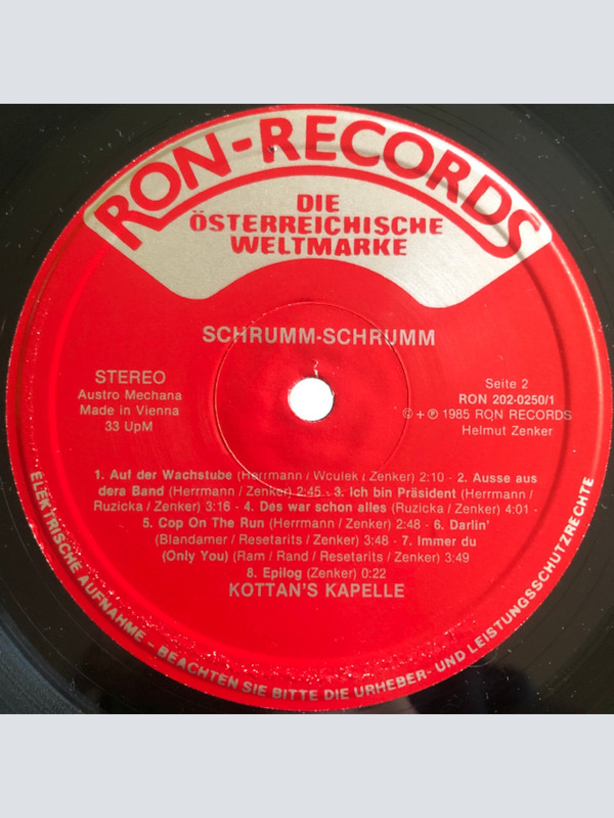 Vinyl / Kottans Kapelle* - Schrumm-Schrumm