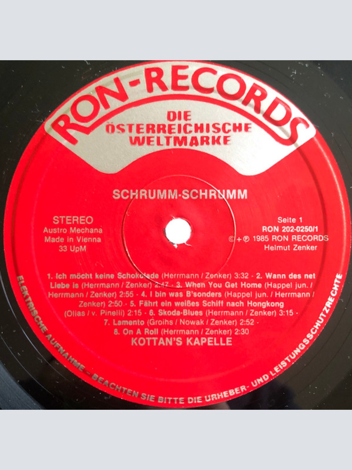 Vinyl / Kottans Kapelle* - Schrumm-Schrumm